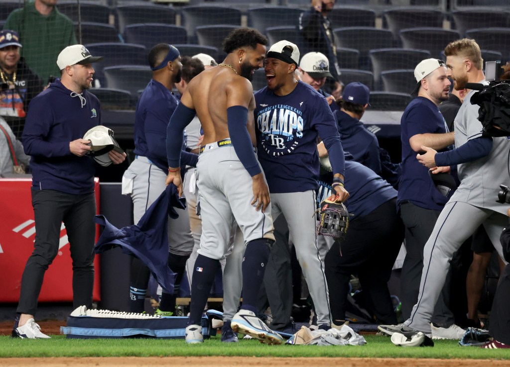 Small-market Rays complete AL East task as Yankees hope for playoff ...