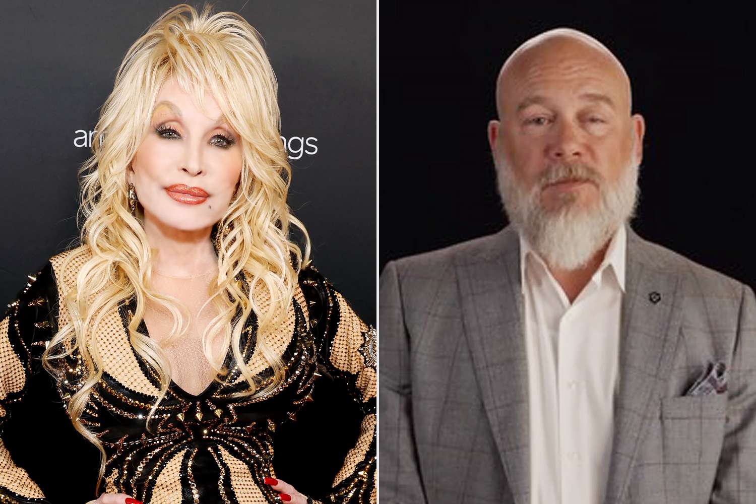 Dolly Parton in 2023; Bryan Seaver in an August 2026 Instagram video postCredit: Jason Kempin/Getty; Dolly Parton/Instagram