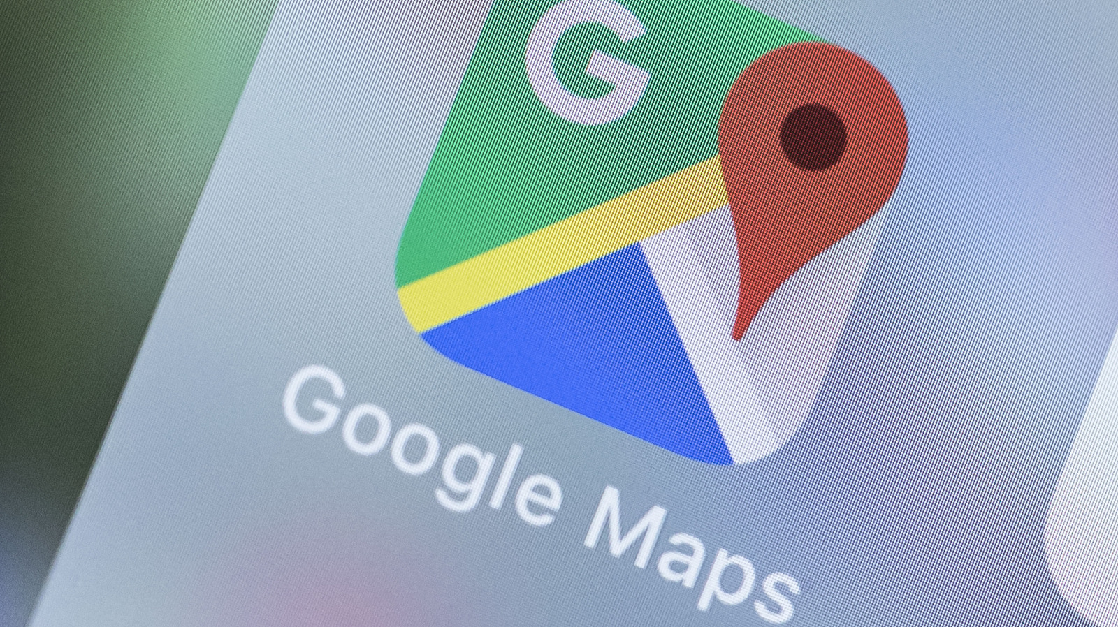 Google Maps icon on phone