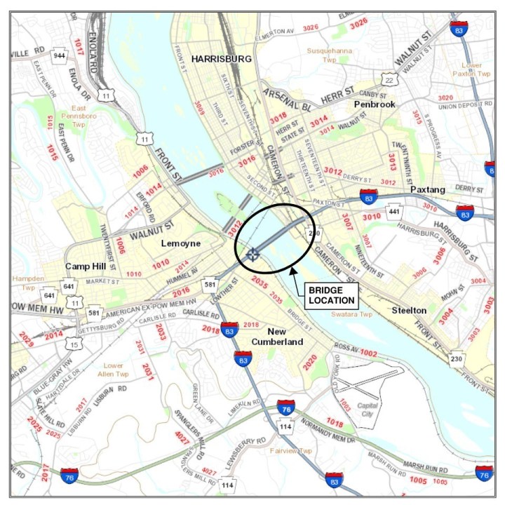 Block Widgit Shoulder restrictions planned for John Harris Bridge inspection this ...
