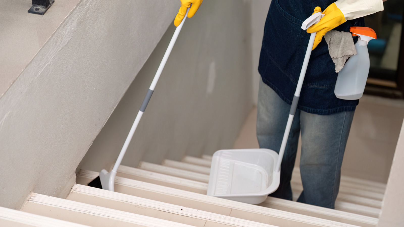 The Vintage Accessory That Makes Cleaning Stairs So Much Easier