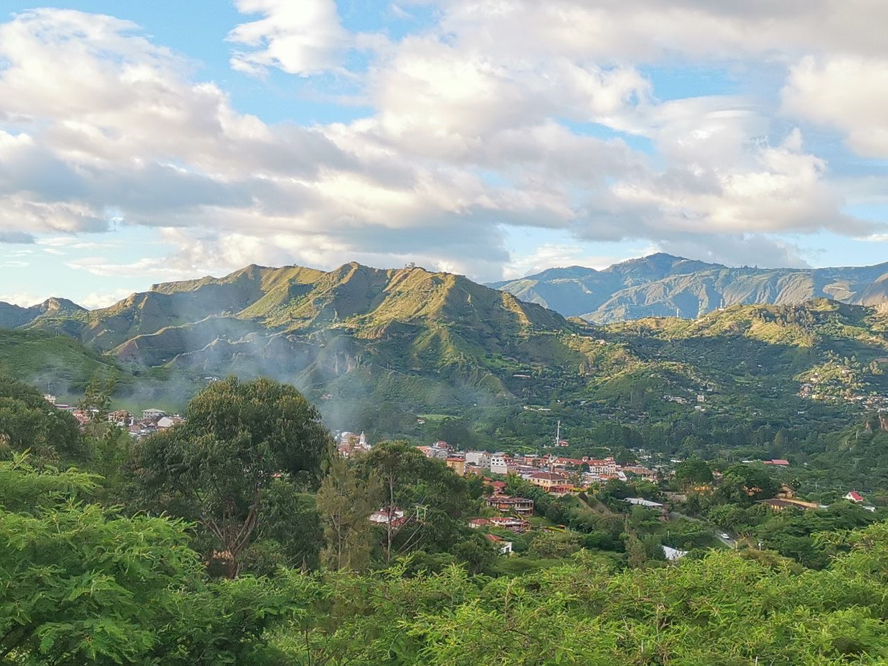 Vilcabamba is located in a valley flanked by the Mandango Mountains.