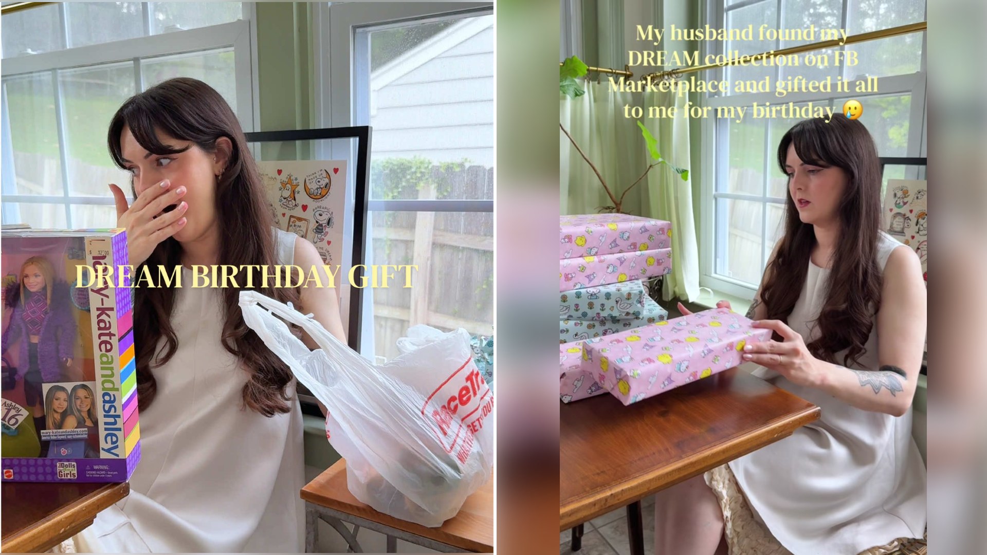 Husband Spots 18 Vintage Mary-Kate and Ashley Dolls on Facebook Marketplace, Buys the Lot for $300, and Surprises His Wife With the Childhood Collection She Always Wanted