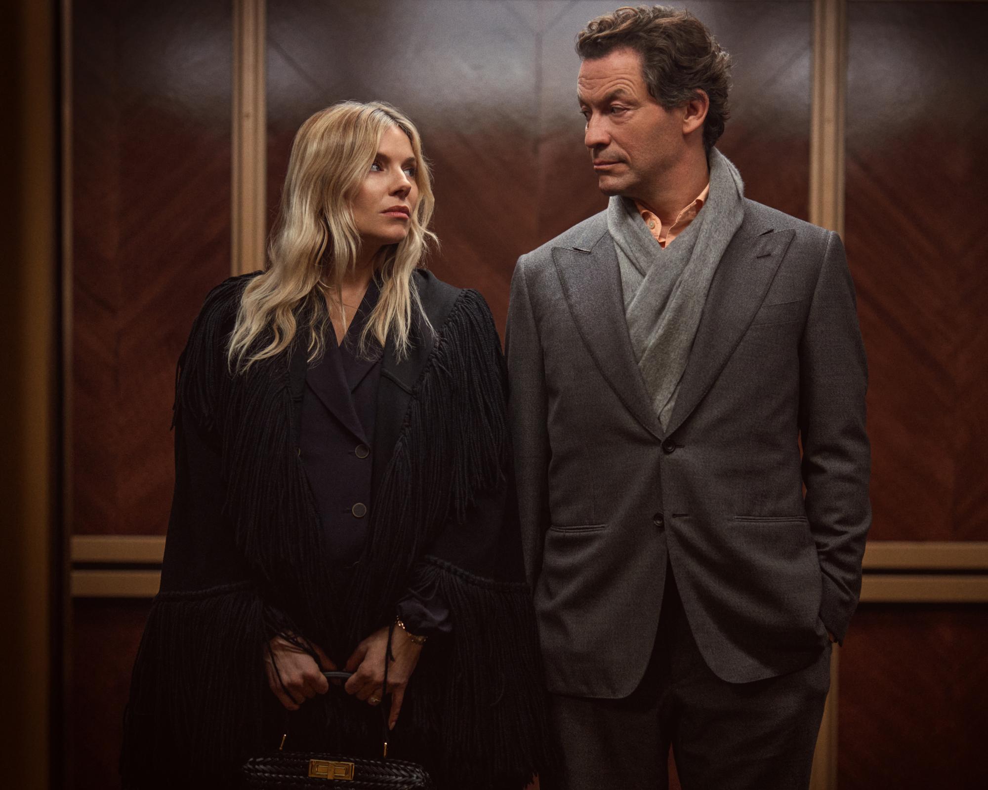 ‘I'd strip for £100!' Dominic West and Sienna Miller on nudity, narcissism and their juicy new show War