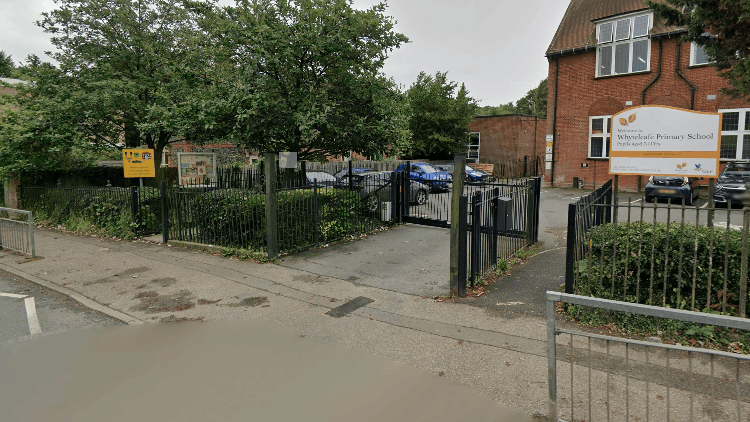 Investigation after collision outside school