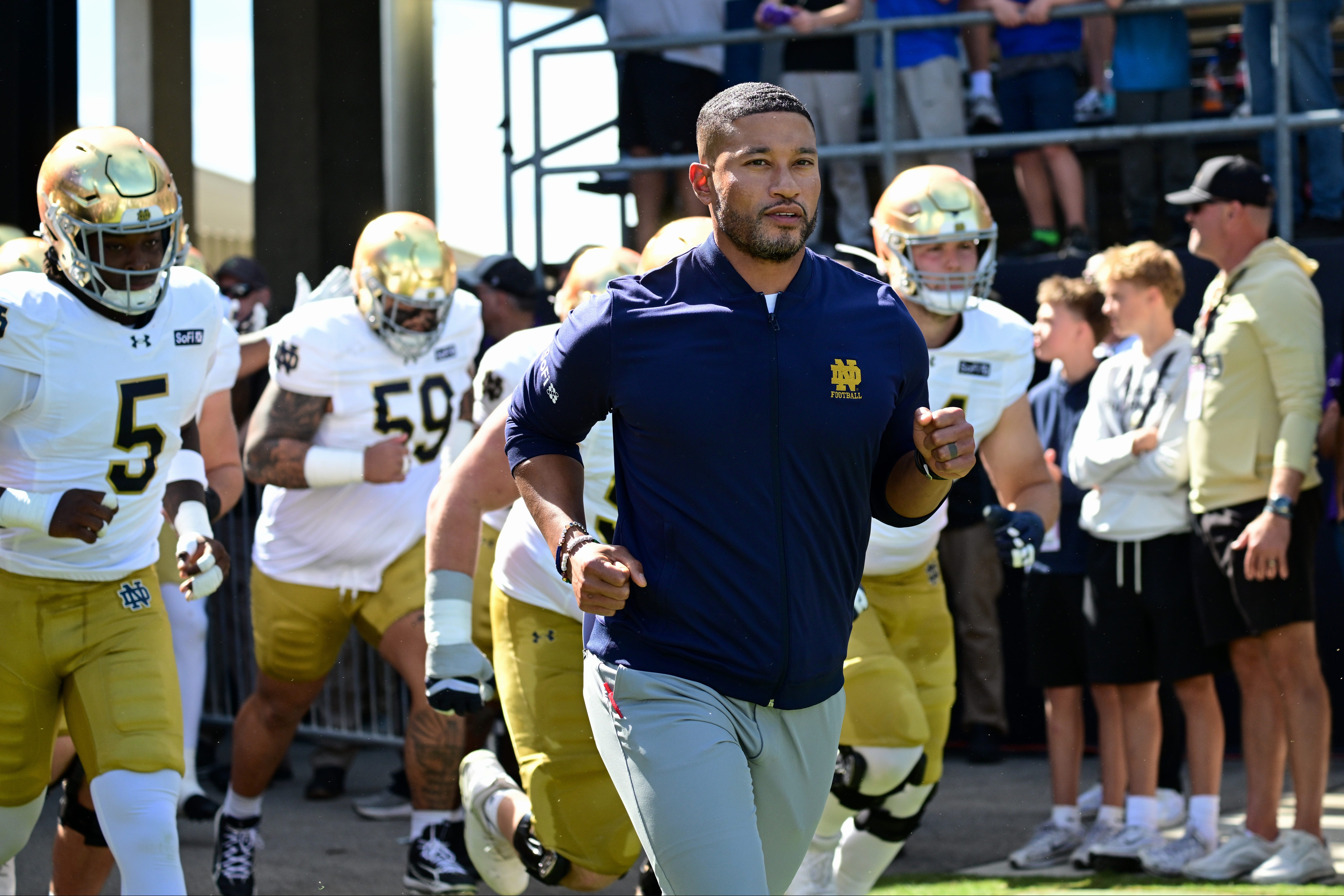 Where was Notre Dame placed in USA TODAY Sports’ Re-Rank?