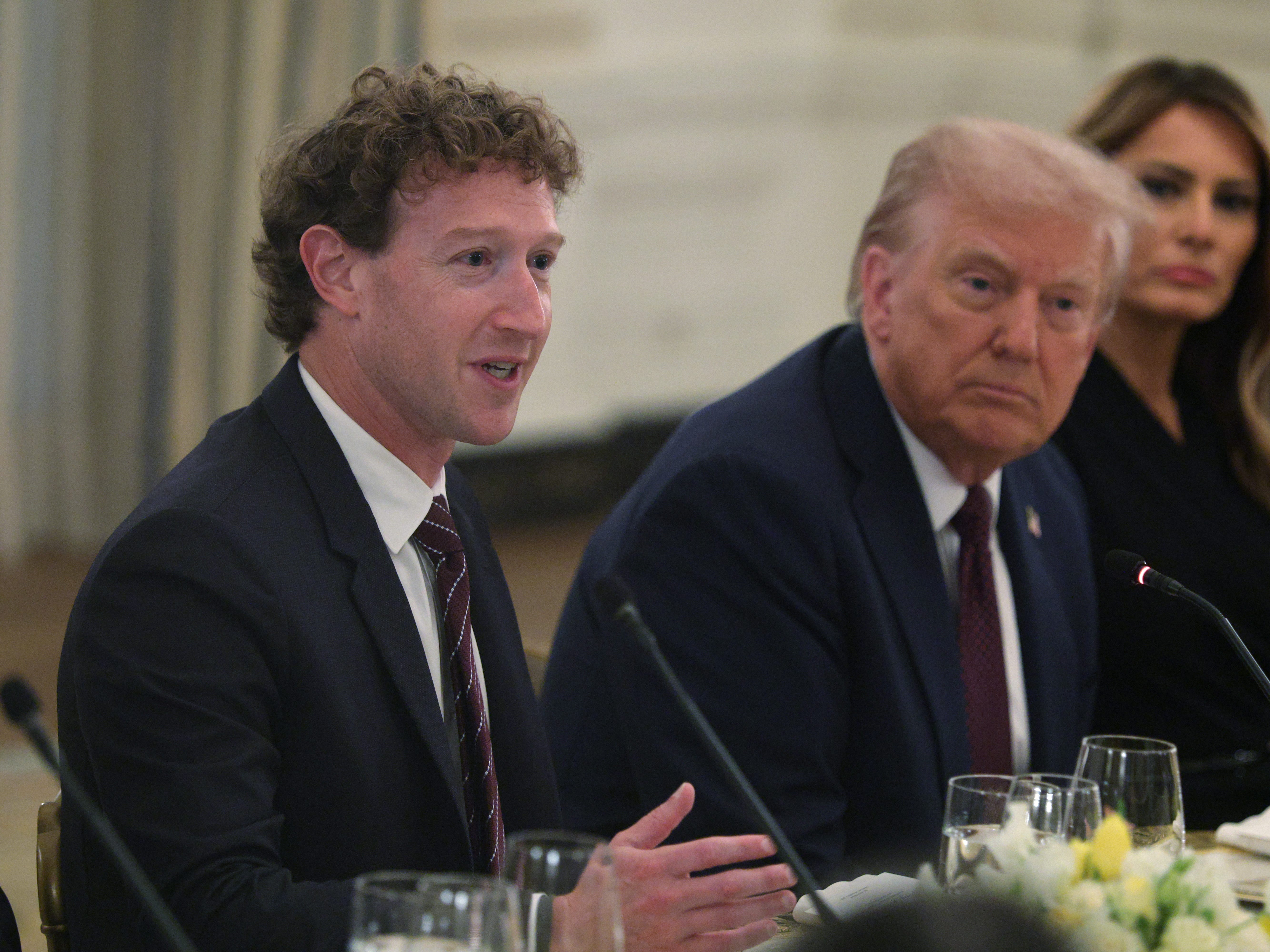 Trump revealed the seating chart for his big AI meeting. See who's in ...