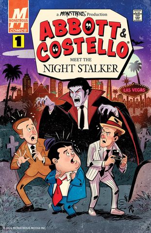 The cover of ‘Abbott & Costello Meet the Night Stalker’Credit: Monstrous