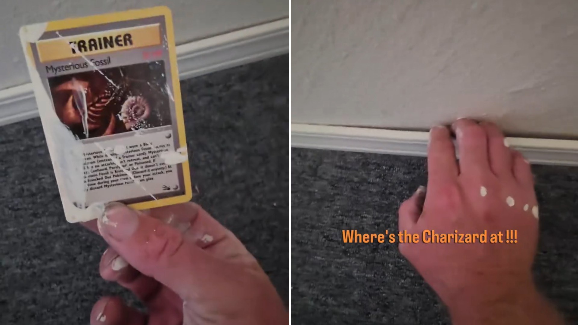 Old Baseboard Hides a Forgotten Stash of Collectible Pokemon Cards as ...