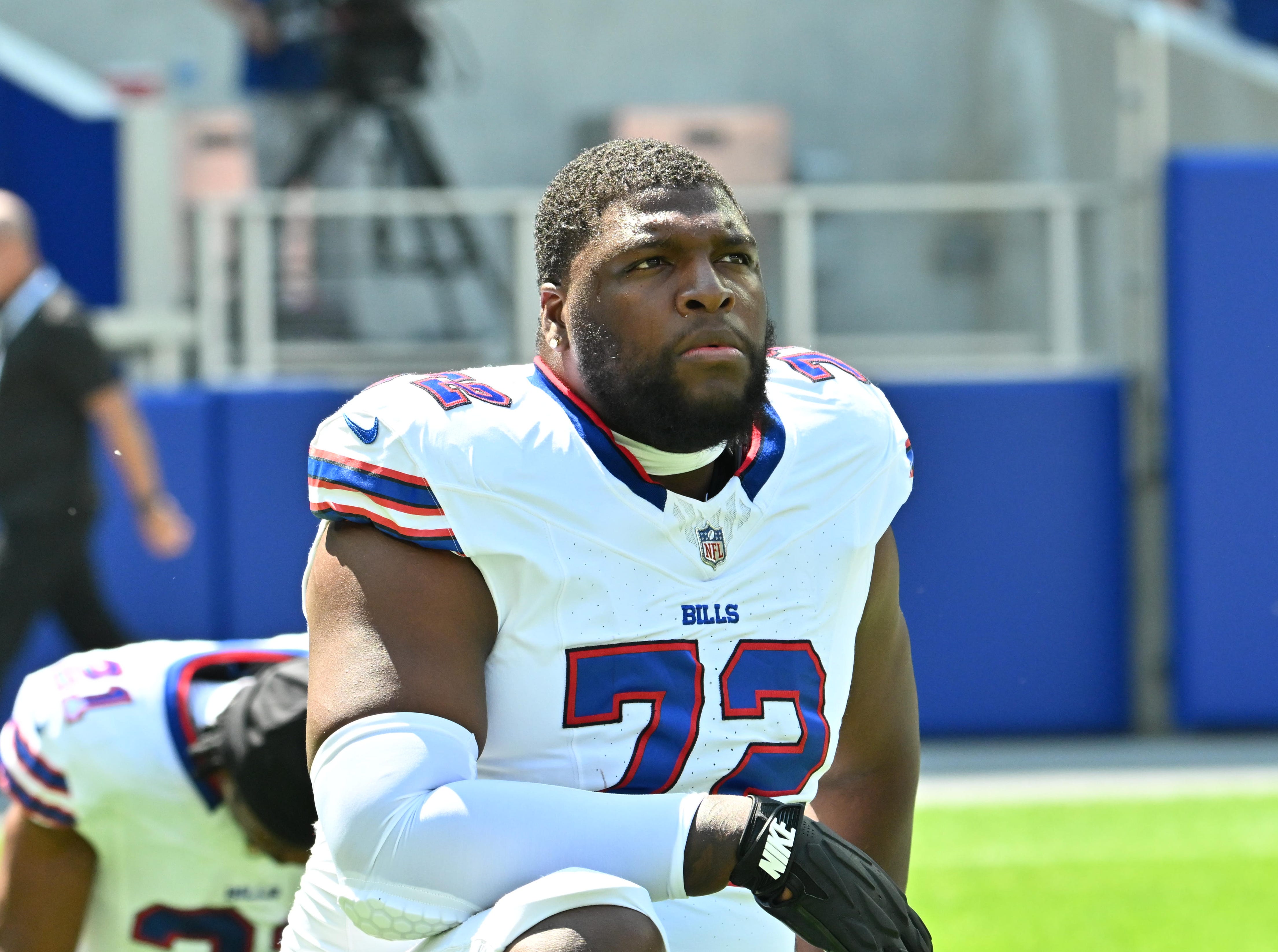 Bills' Joe Brady explains releasing, immediately re-signing