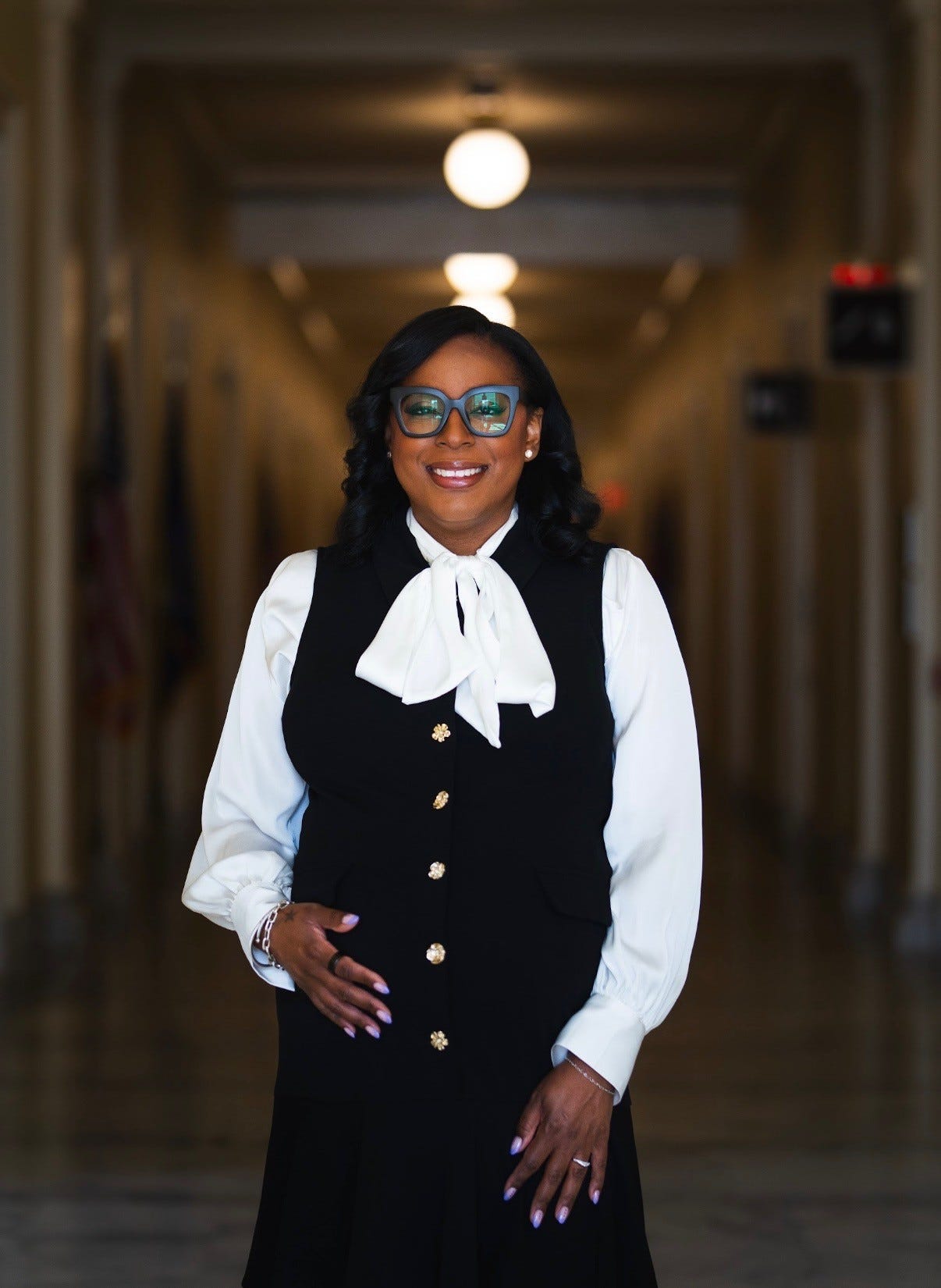 U.S. Rep. LaMonica McIver welcomes baby girl amid federal legal battle - AOL
