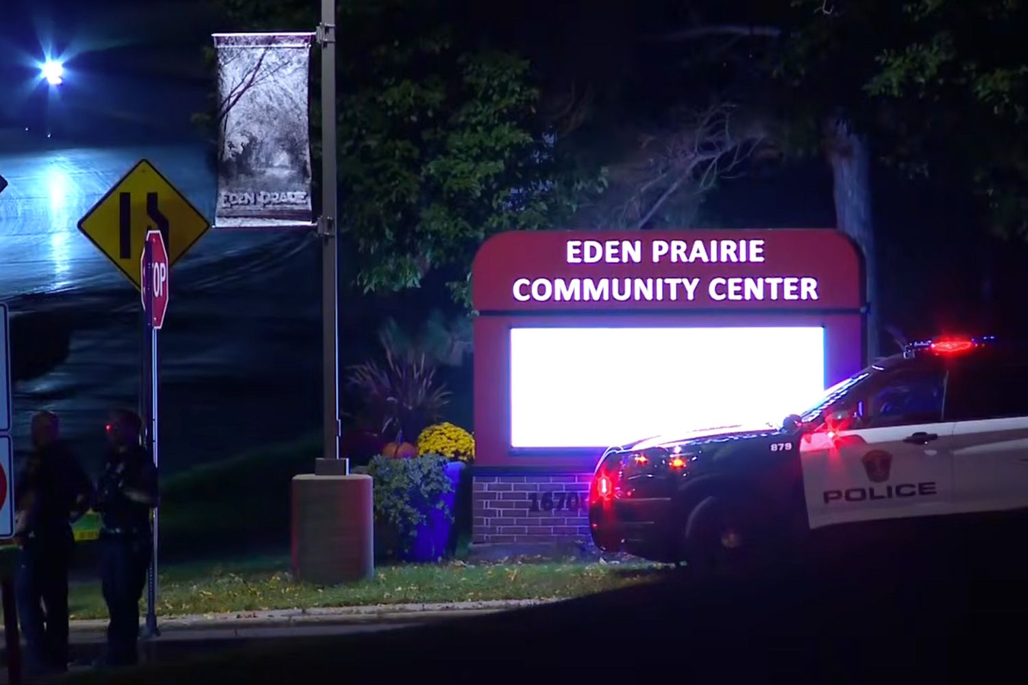 Outside School Sign 2 People Injured and Stadium Evacuated amid Shooting Incident Outside ...