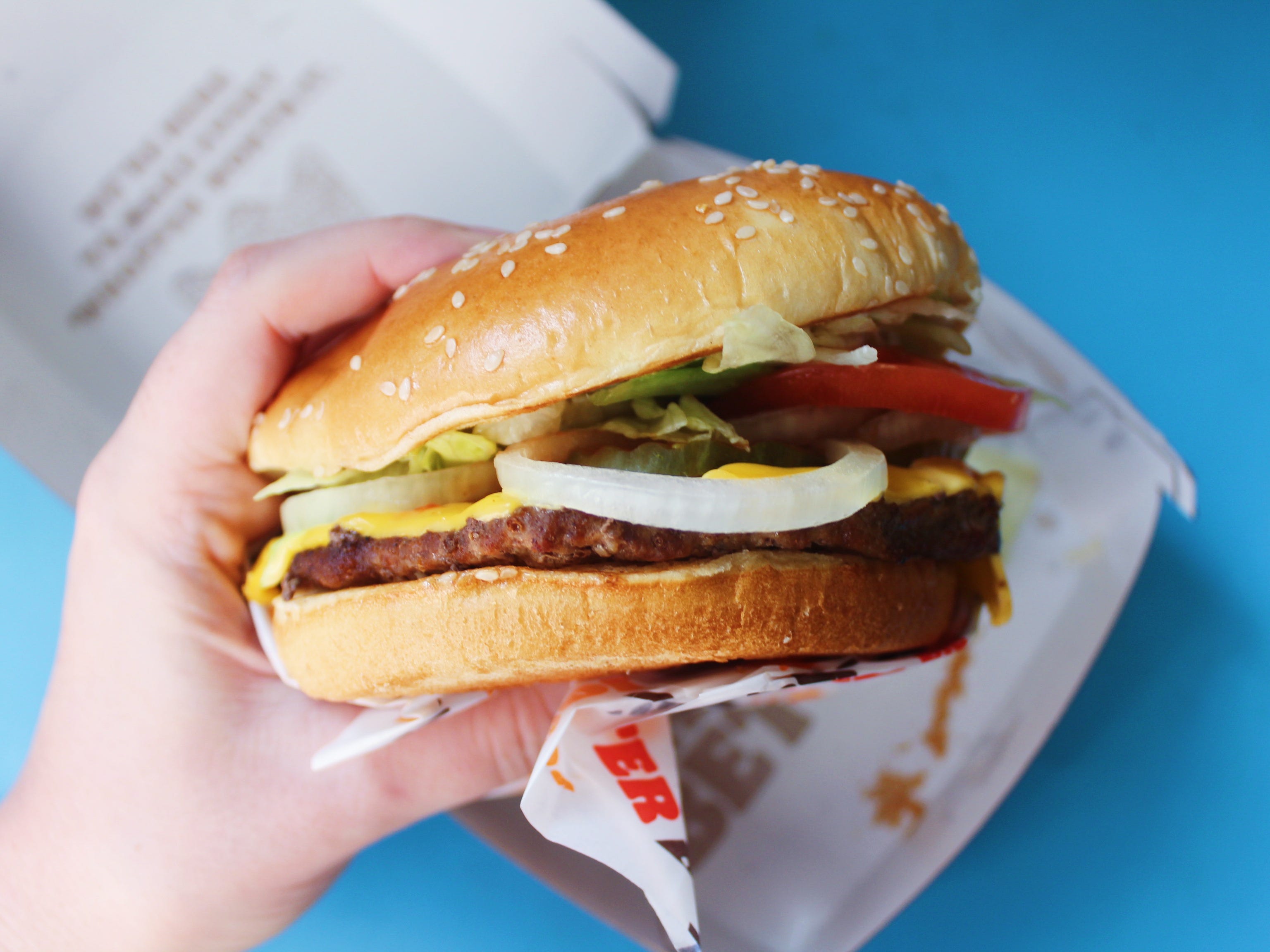Whopper Wrap I ranked the signature burgers from McDonald's, Wendy's, and Burger ...