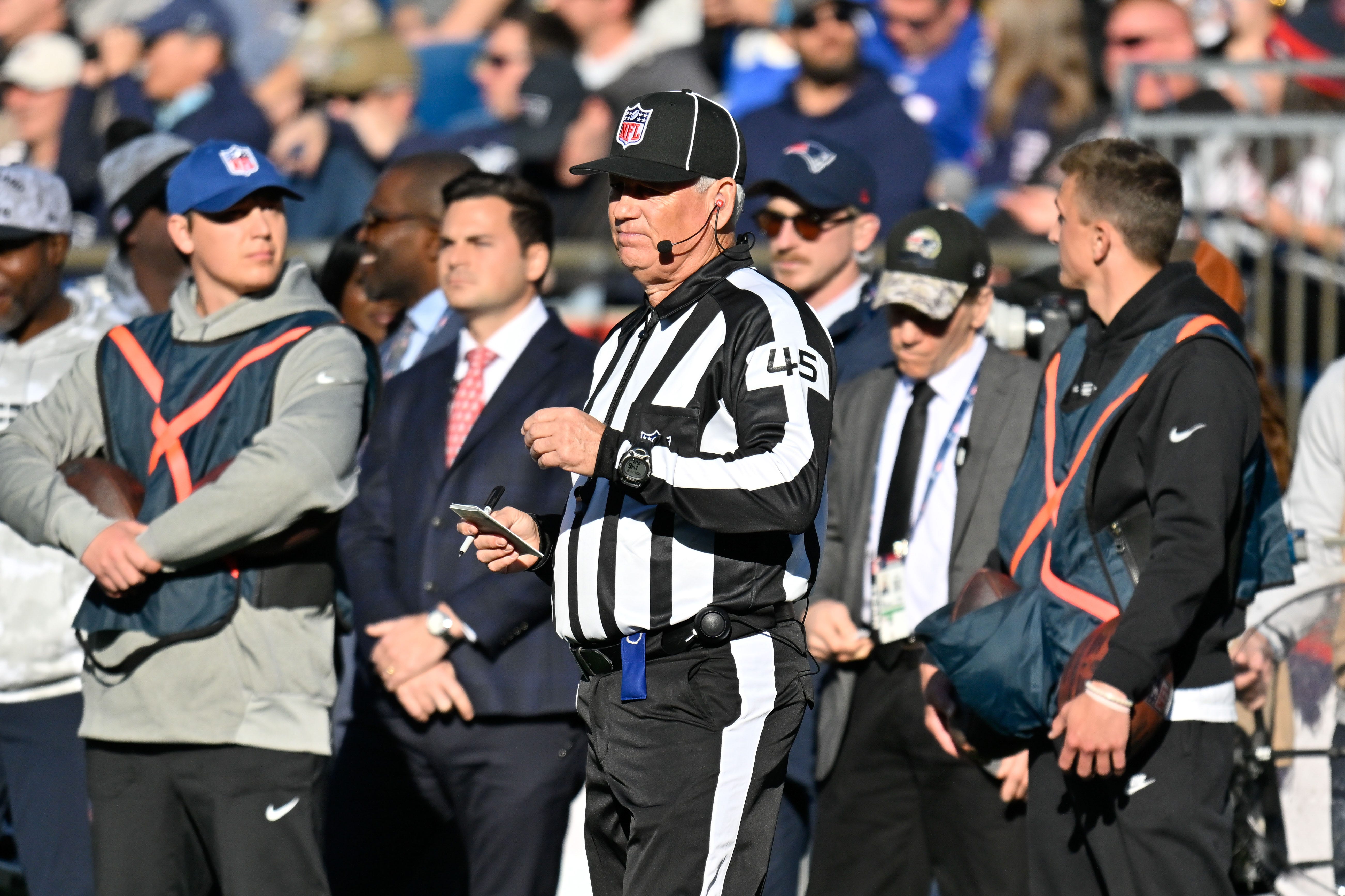NFL suspends two referees after on-field incidents with players - AOL