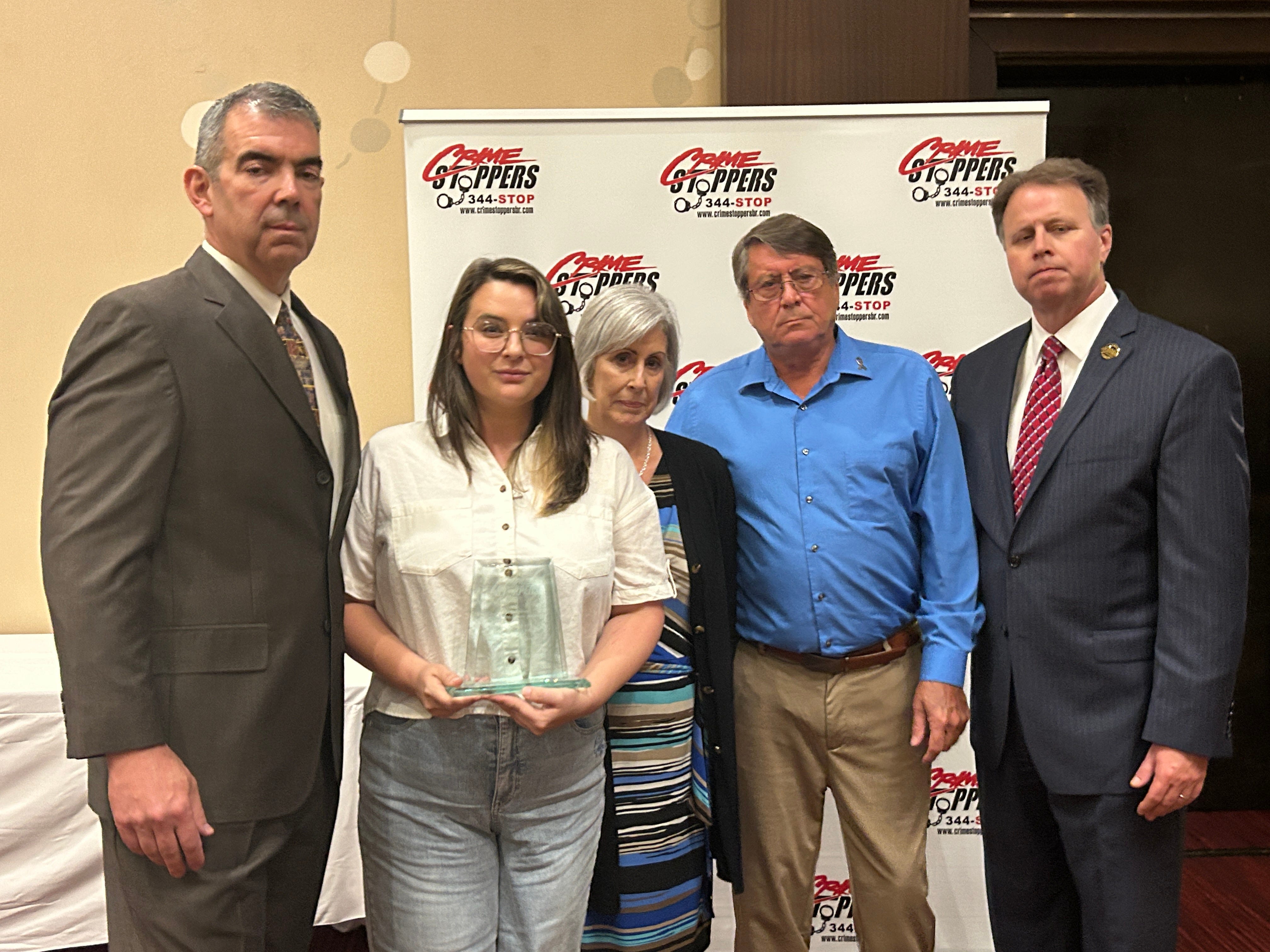 Charles Riley Law Enforcement award presented in memory of Deputy Charles Riley - AOL