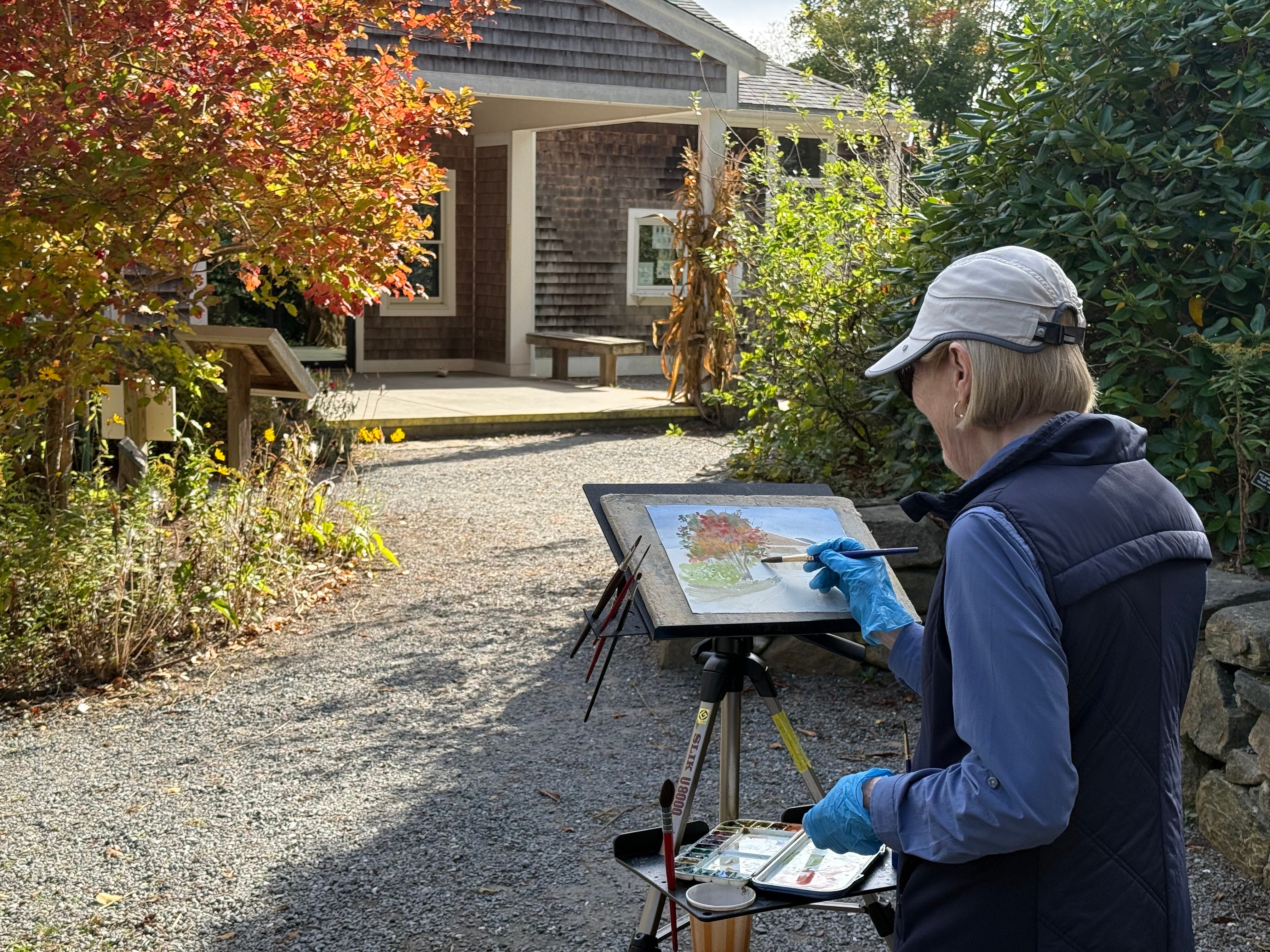 See plein air artwork at Cape Cod Natural History Museum - AOL