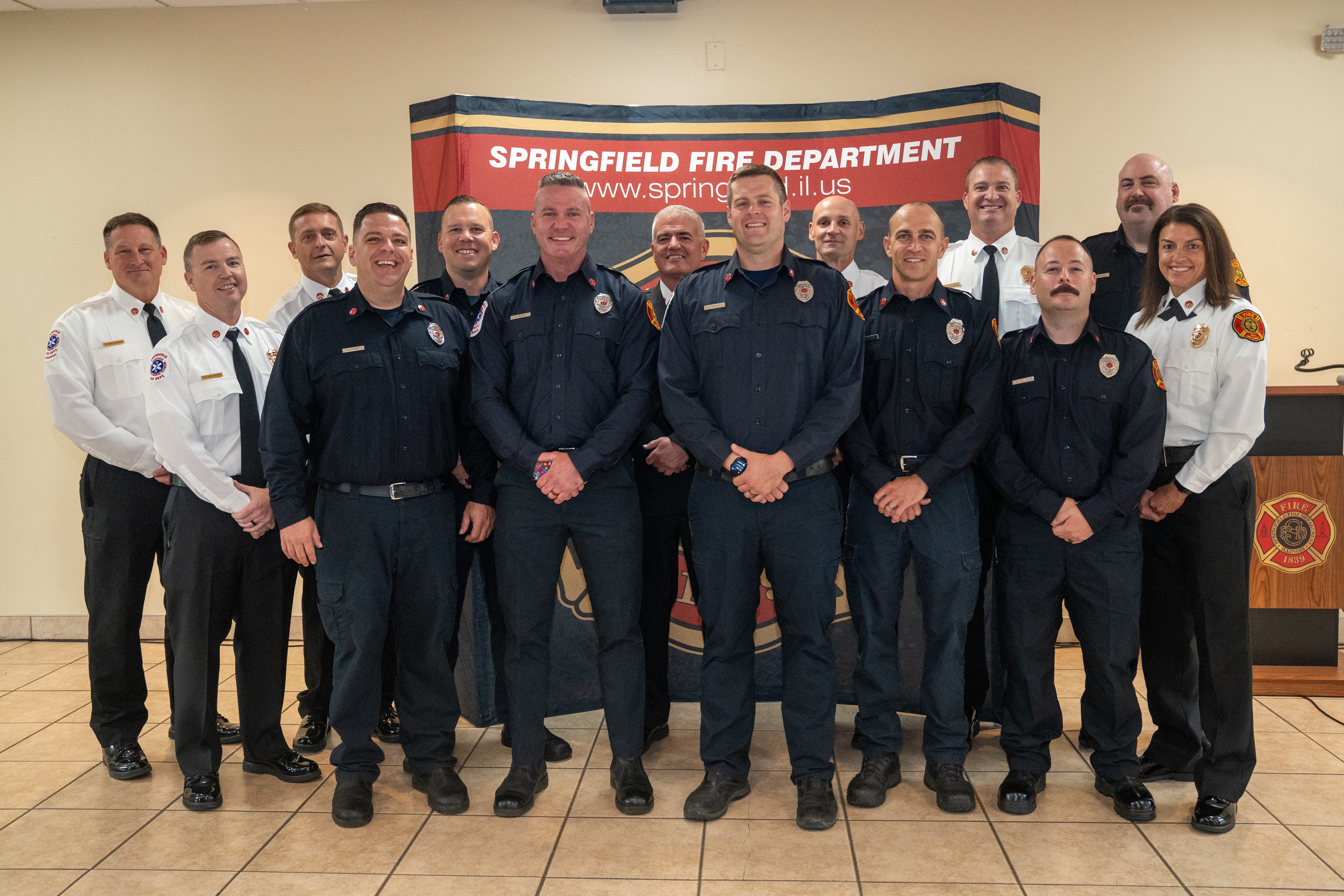 Springfield Virginia Weather Springfield Fire Department promotes 20 members to new roles - AOL
