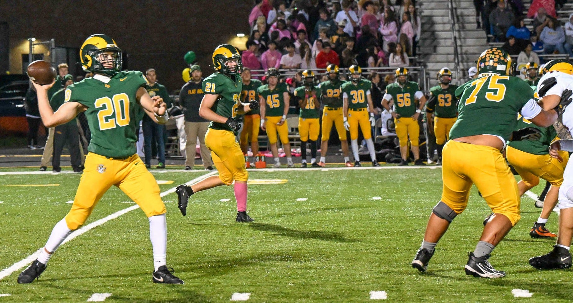 Landon Riddle Statistical leaders for Monroe County Region football through six games ...