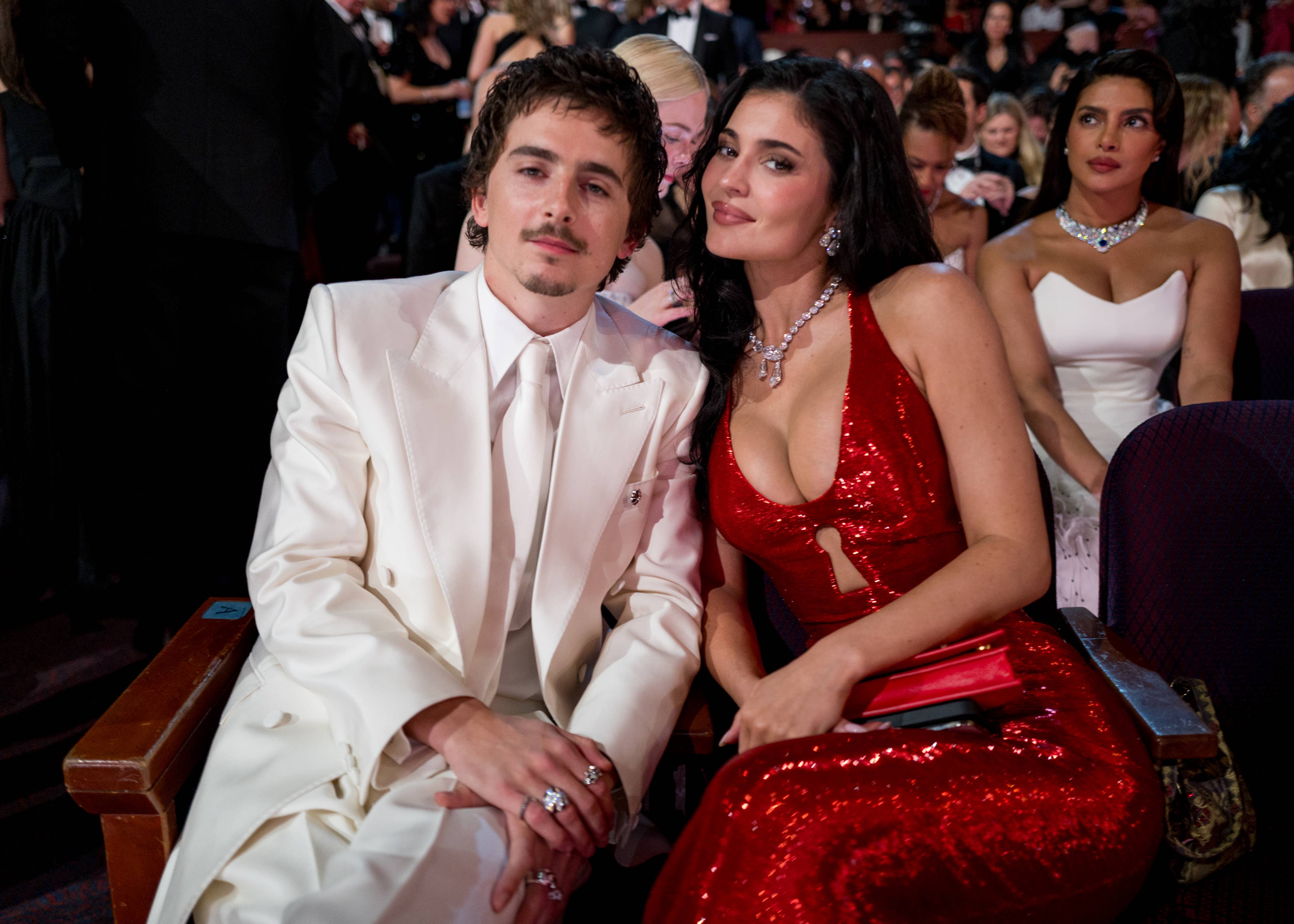 Highlight Cursive Kim Kardashian Highlights Kylie Jenner and Timothée Chalamet's Pumpkin ...