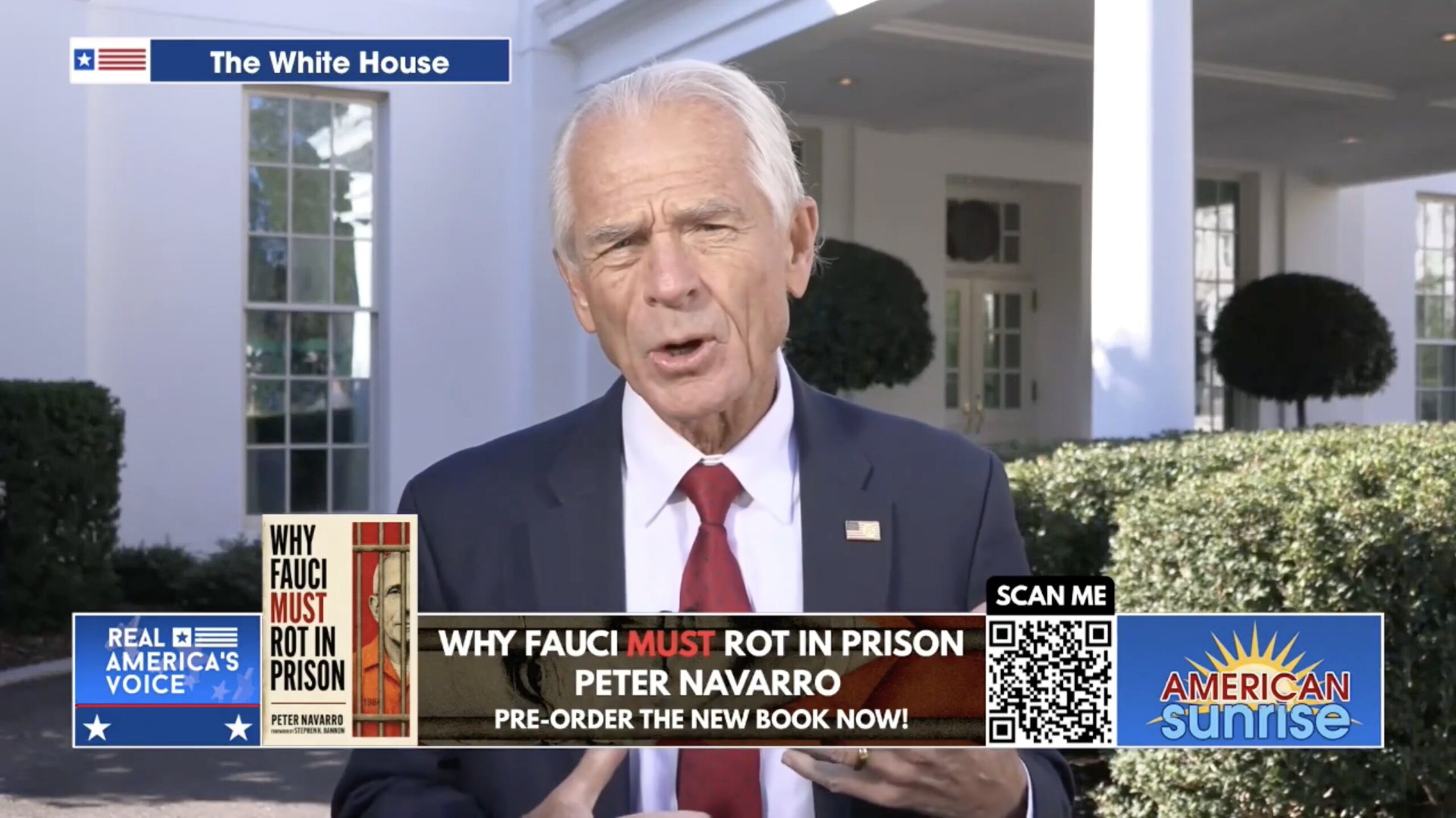 Peter Navarro Uses White House TV Hit to Hawk His New Book on Fauci: ‘Get It on Amazon Today ...