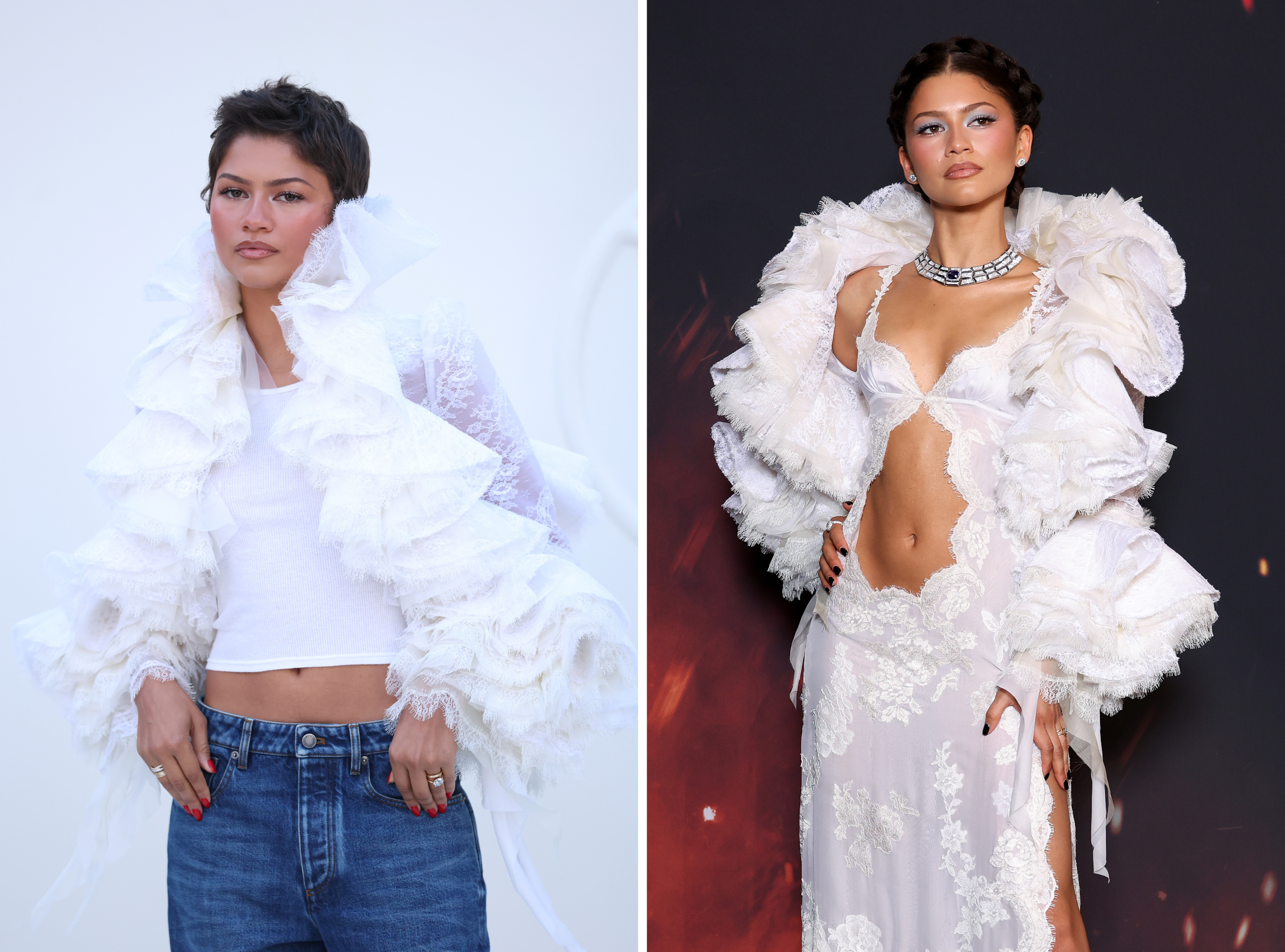 Zendaya puts casual spin on her glamorous red-carpet jacket: Photos - AOL