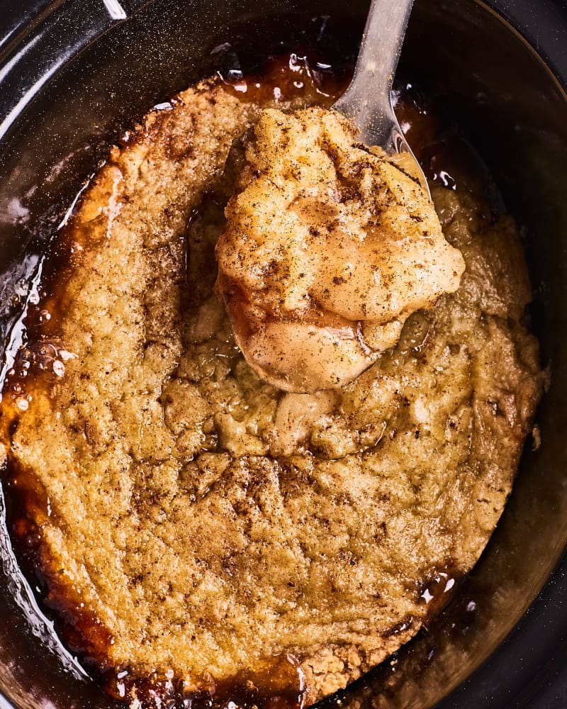 3-Ingredient Slow Cooker Apple Pie