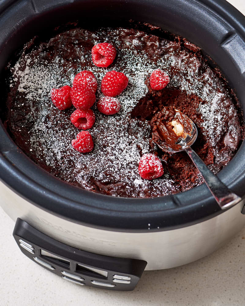 Slow Cooker Chocolate Lava Cake