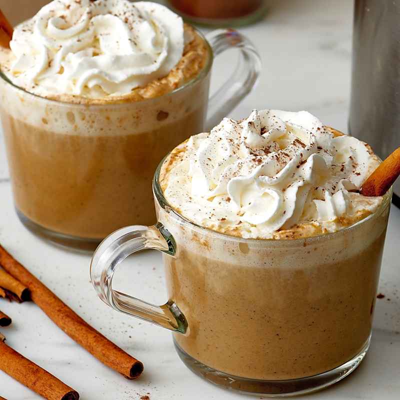 Slow Cooker Pumpkin Spice Lattes