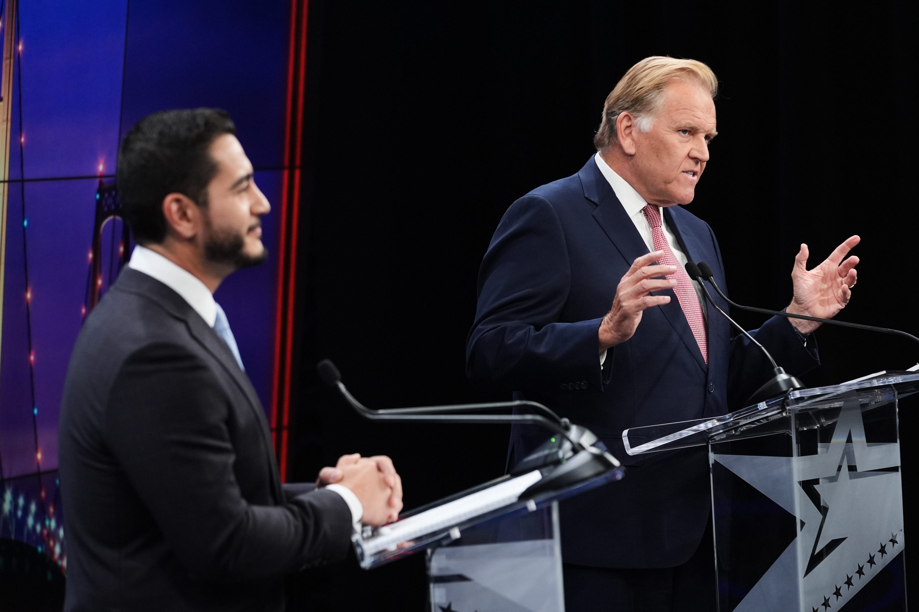 El-Sayed, Rogers snipe at each other in US Senate debate