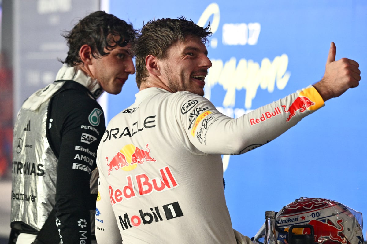 Max Verstappen wins Singapore Grand Prix with Kimi Antonelli on verge of title - AOL