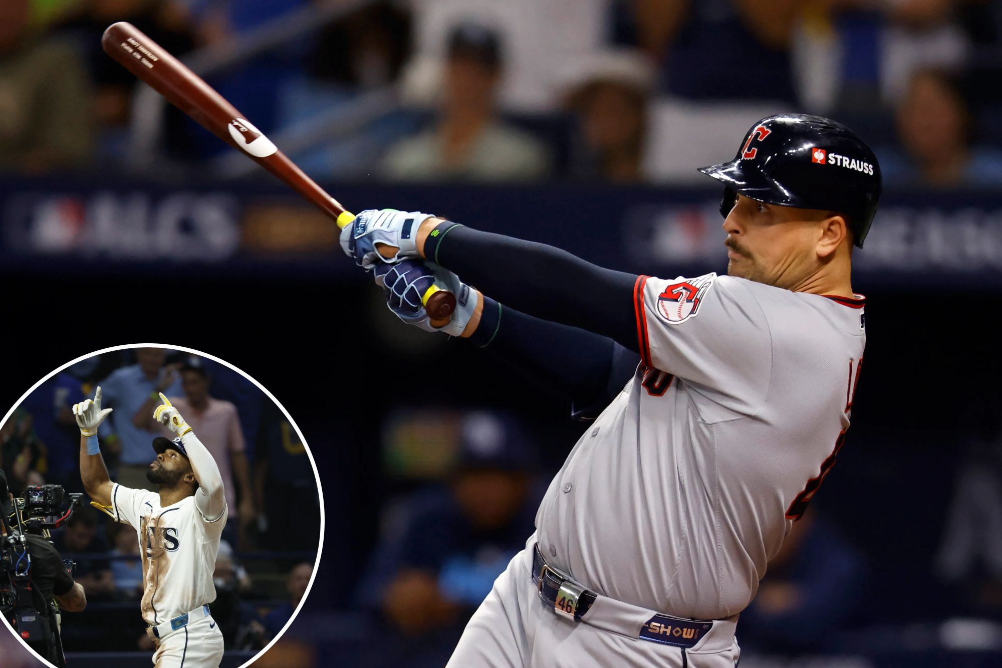 Nathaniel Lowe’s clutch hit lifts Guardians to ALCS Game 1 win over ...