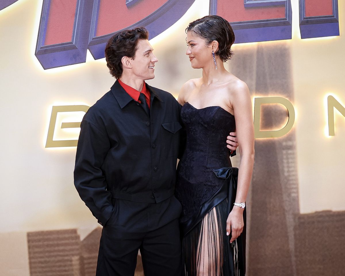 Tom Holland and Zendaya at the ‘Spider-Man: Brand New Day’ photocall on June 15, 2026 in Madrid.Credit: Pablo Cuadra/Getty Images