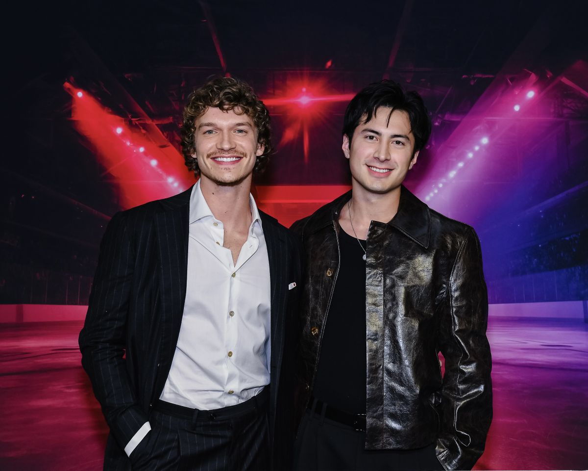 Connor Storrie and Hudson Williams at the Toronto premiere of ‘Heated Rivalry’ on November 24, 2025.Credit: Harold Feng/Getty Images