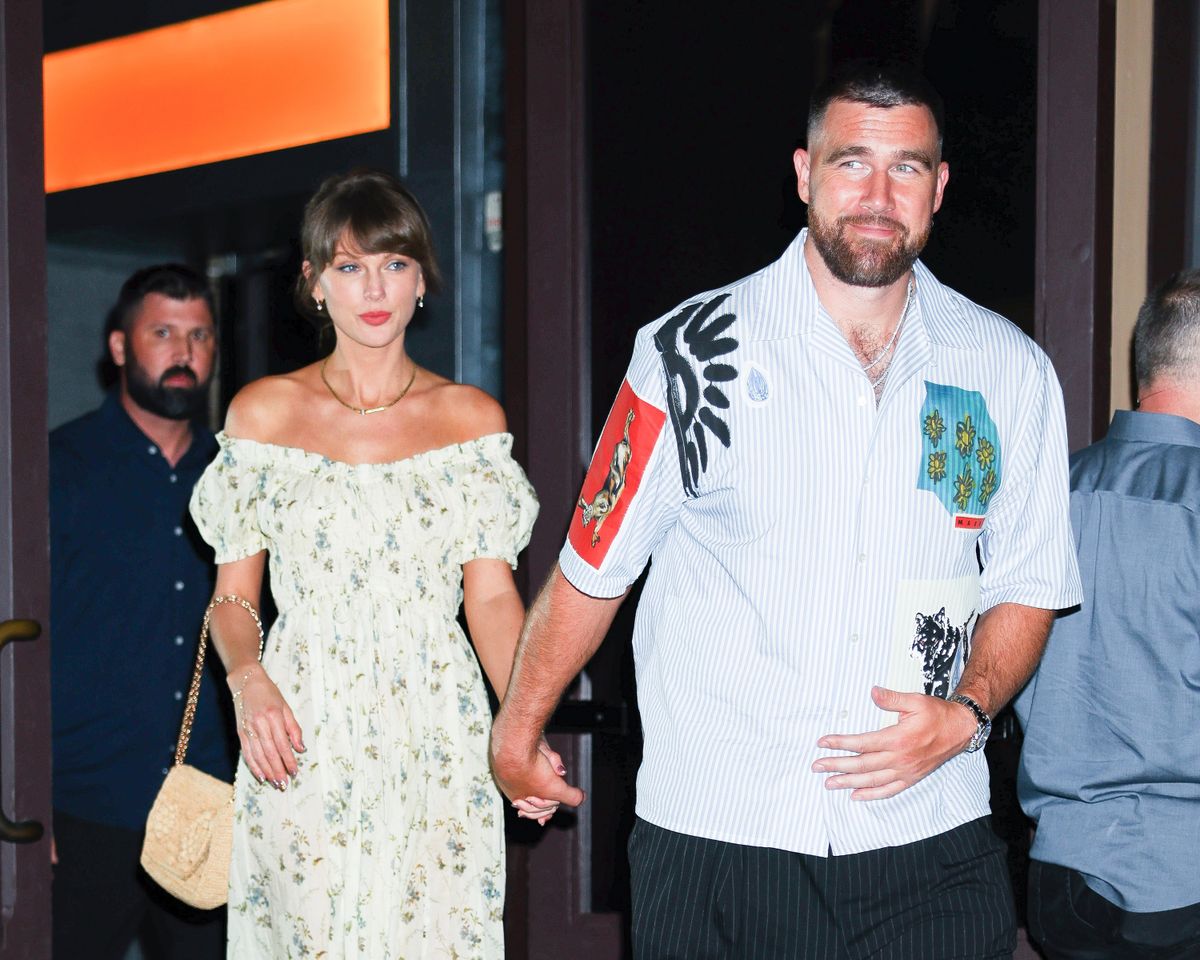 Taylor Swift and Travis Kelce seen at Zero Bond in NoHo on May 15, 2026 in New York City.Credit: Aeon/GCImages