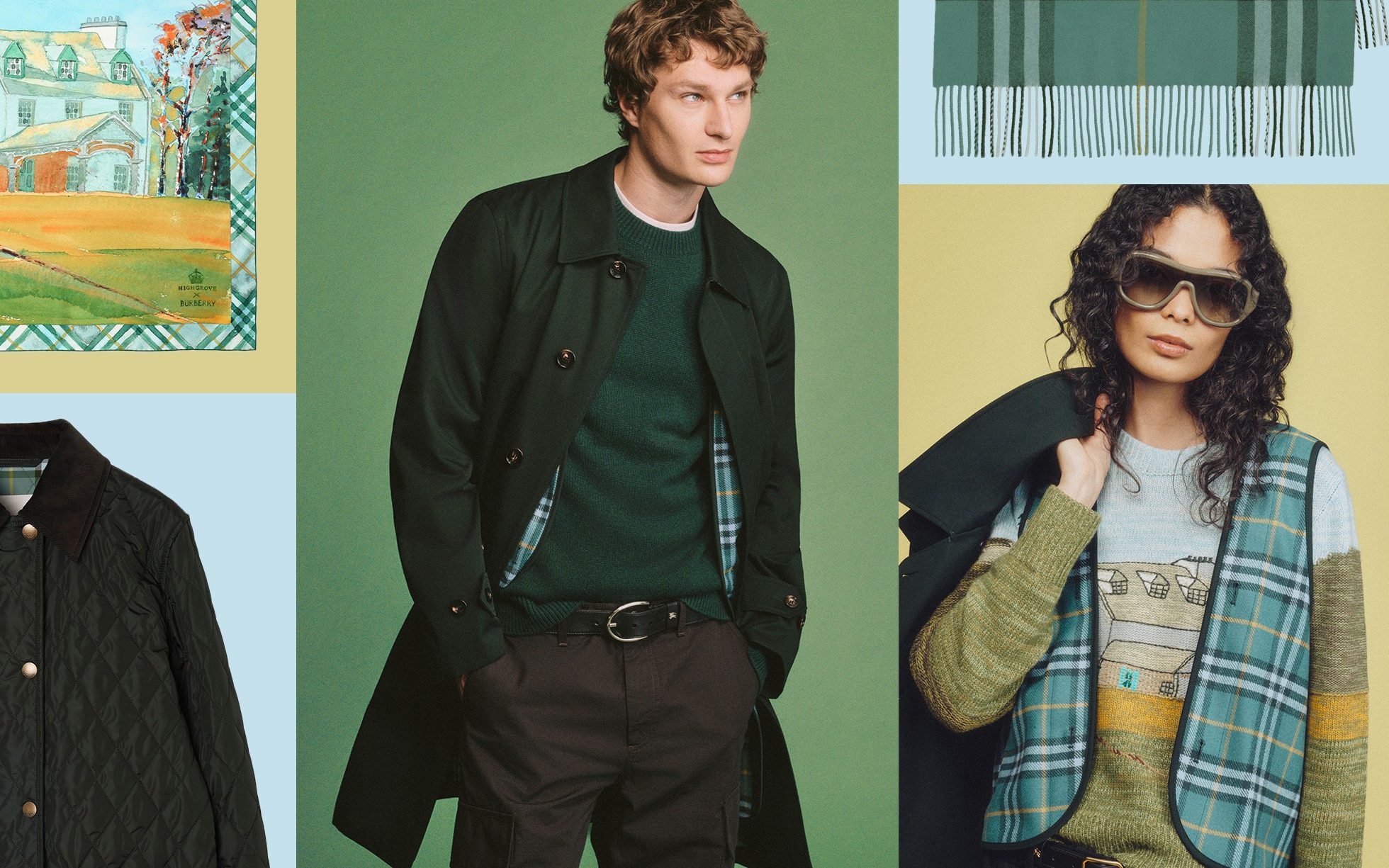 King Charles turns designer for Burberry