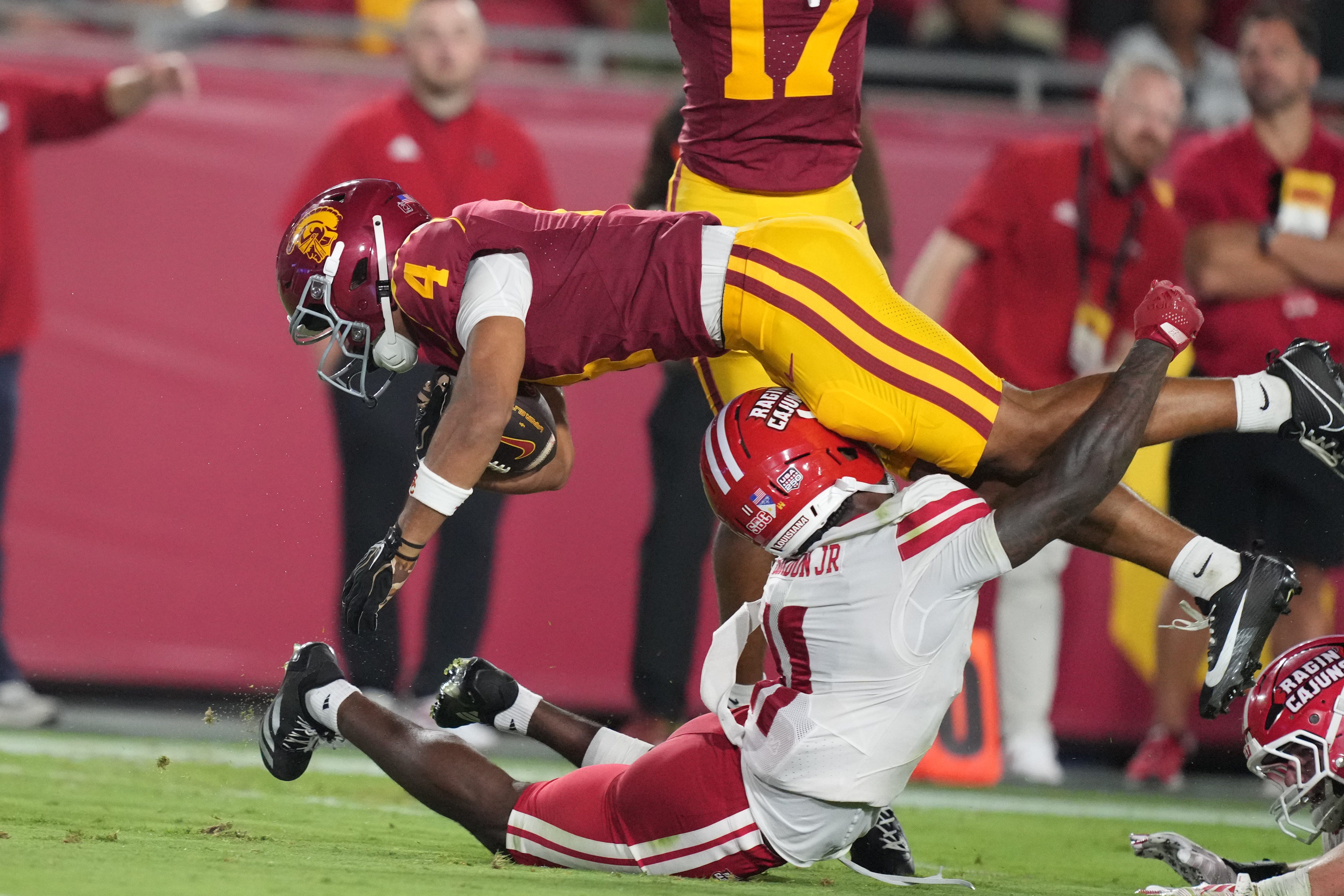 New Photo - Midseason report card for USC football receivers after seven games