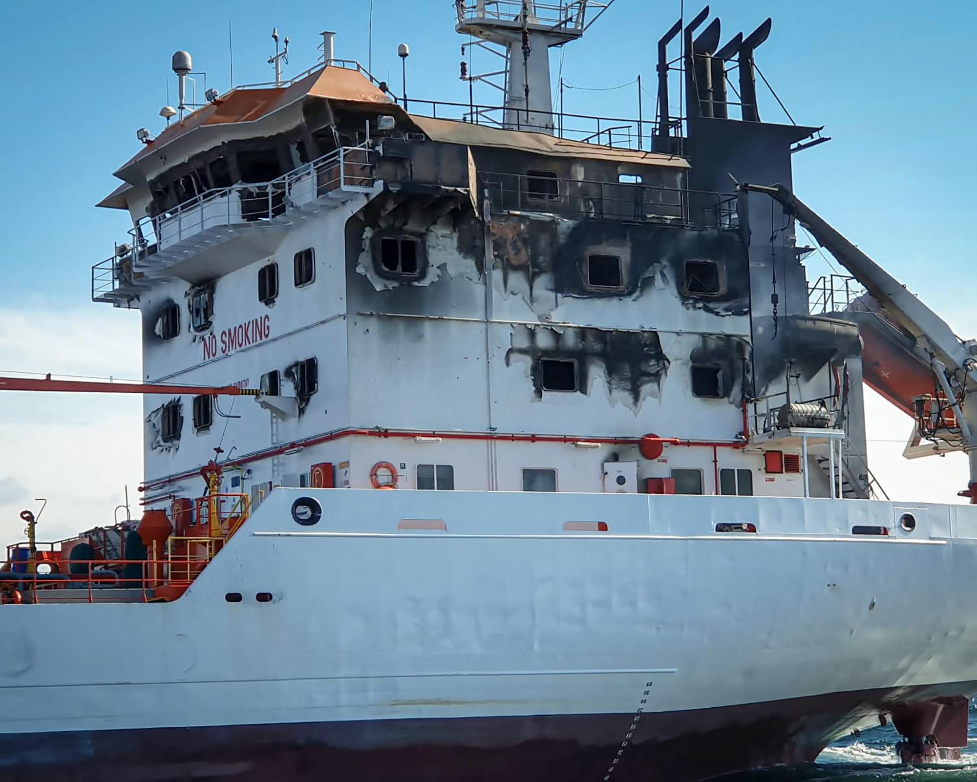 Seven sailors missing after drones strike tankers near Romania's Black Sea coast