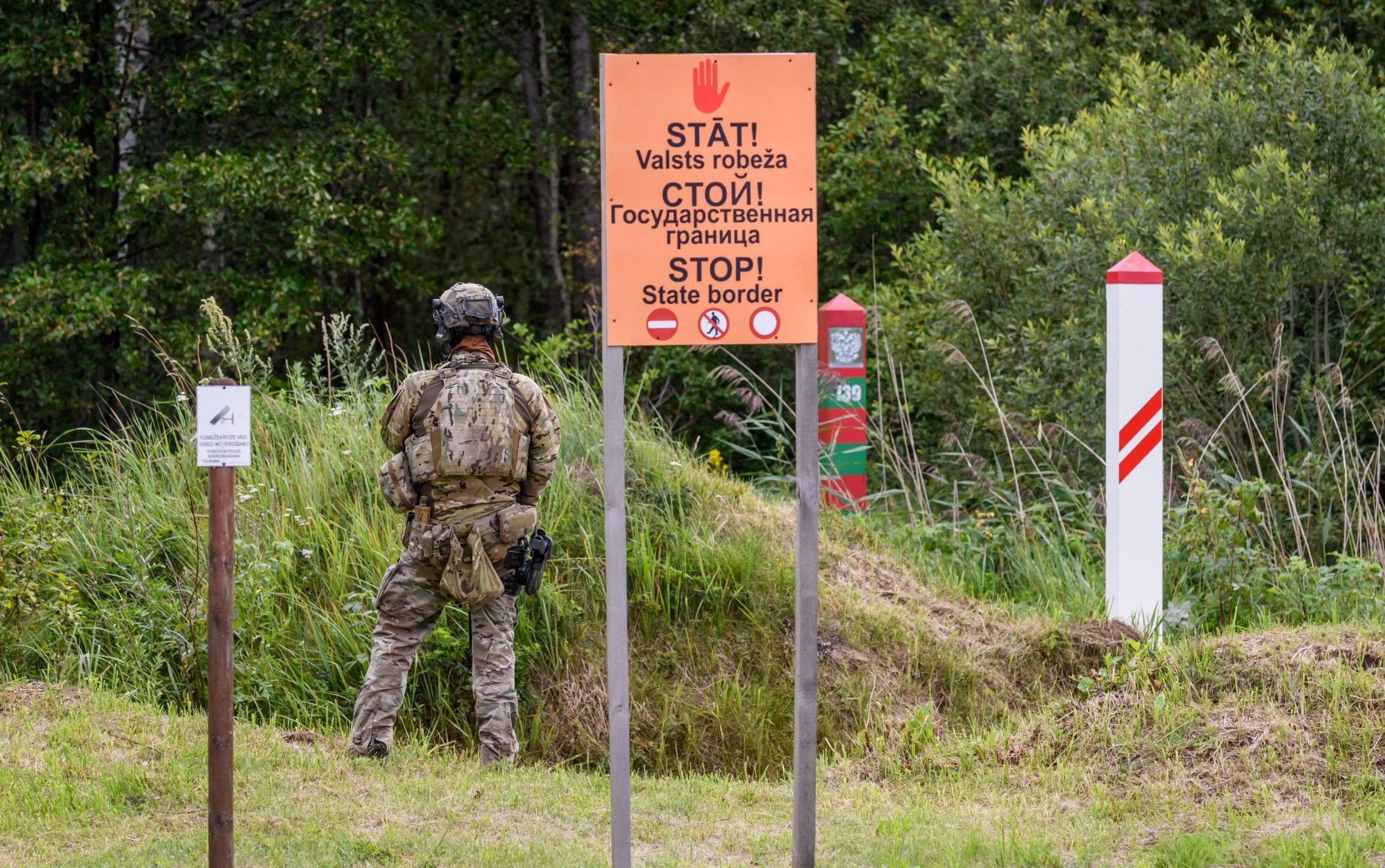 Masked ‘Black Russians’ attempt to smuggle migrants into Latvia
