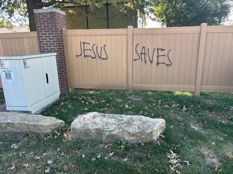 Blue Springs teen taken into custody in ‘Jesus Saves’ graffiti ...