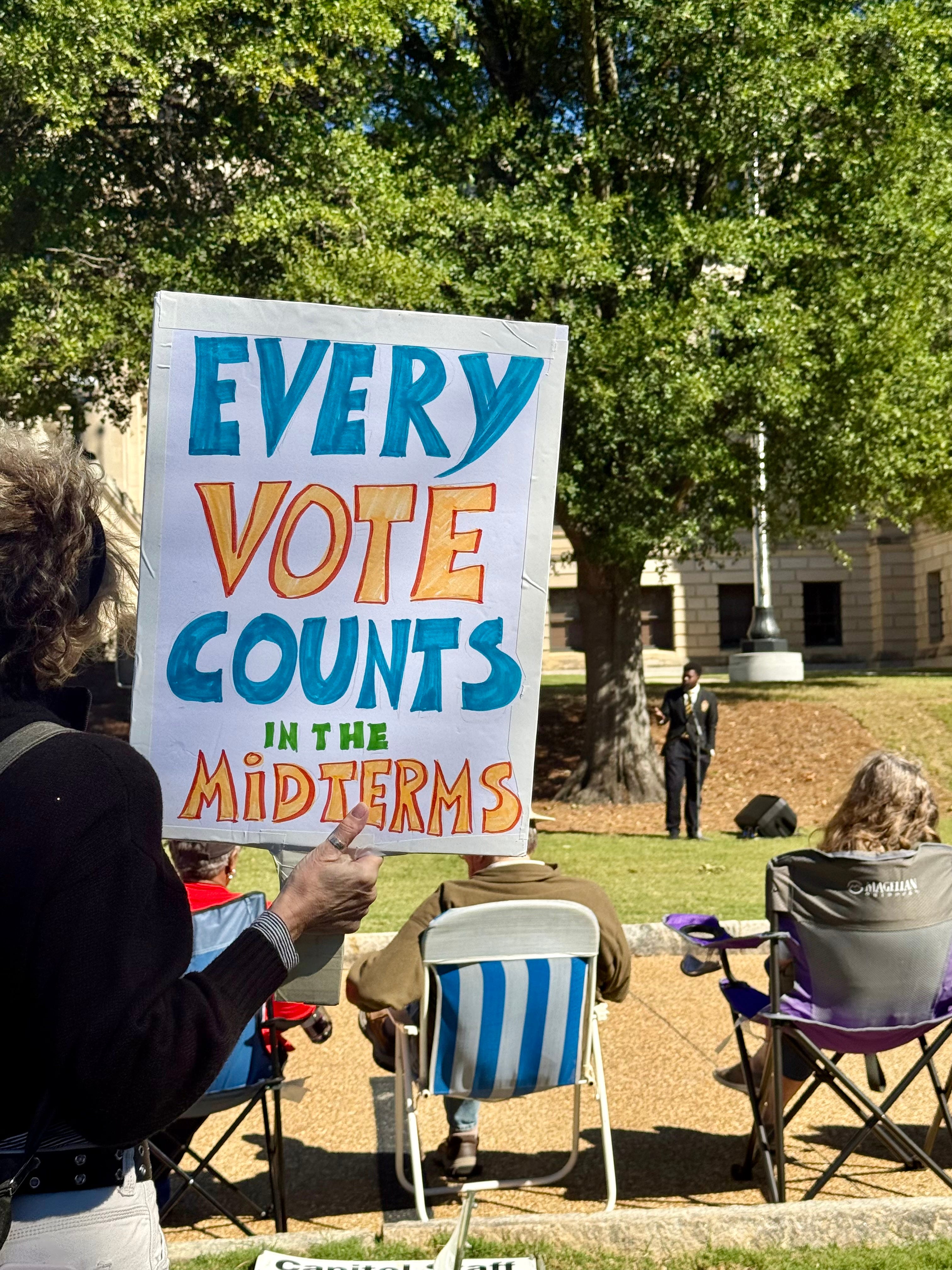 No Kings voting rally draws frustrated crown to Jackson before midterms