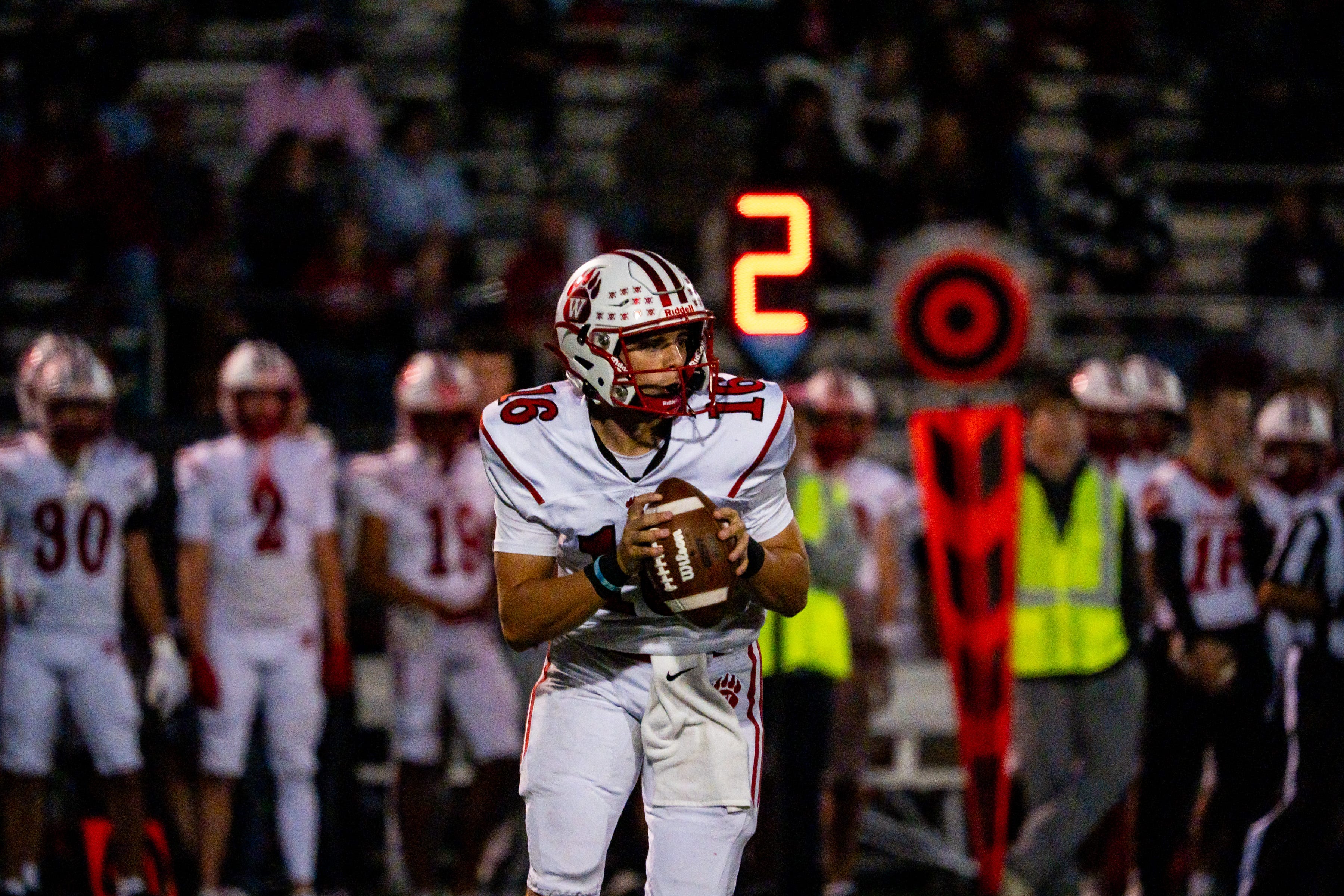 Stow football vs. Wadsworth High School. Brysen Hall, Jay'len King ...