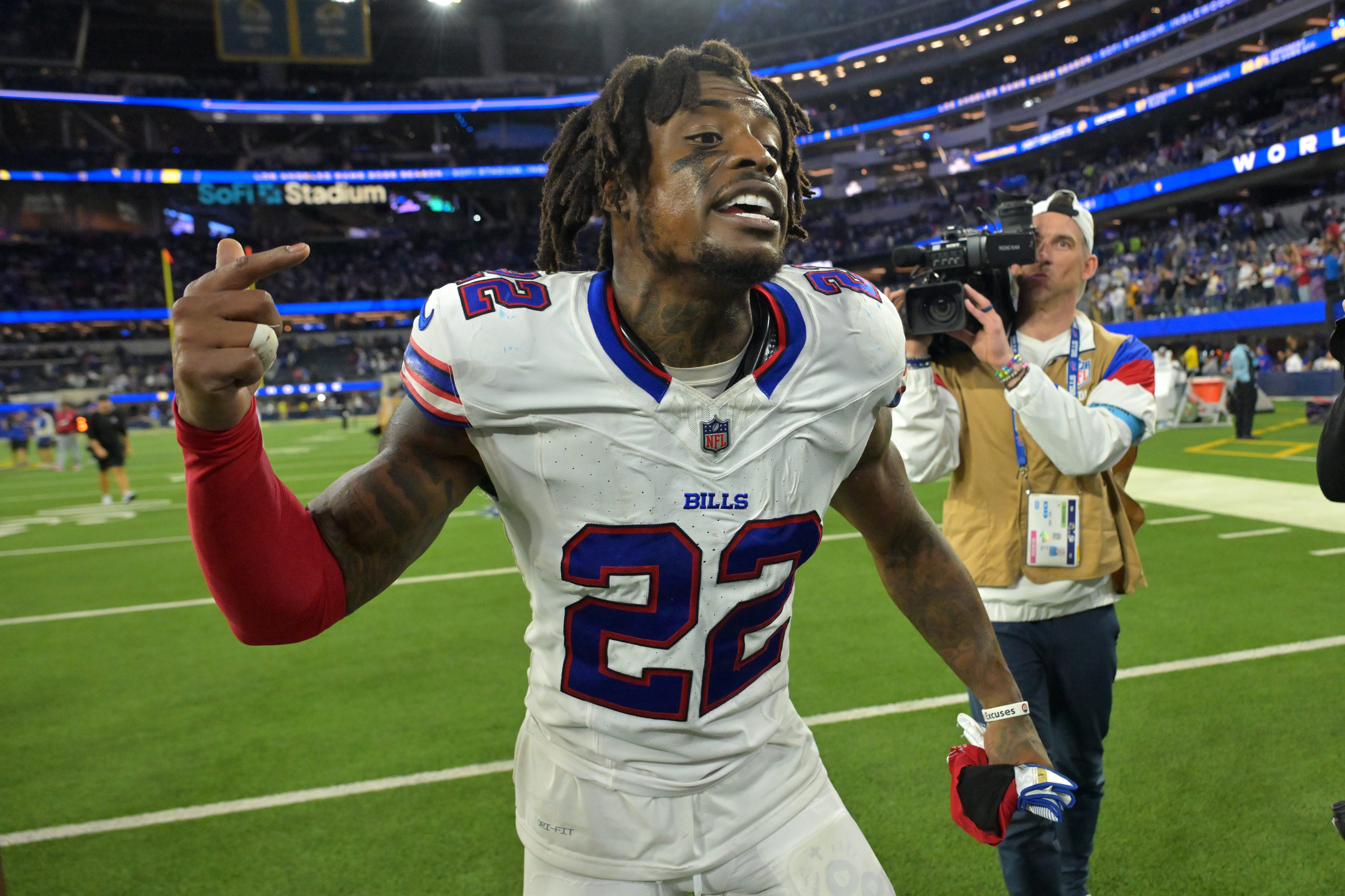 Bills safety C.J. Gardner-Johnson ejected against Raiders for spitting