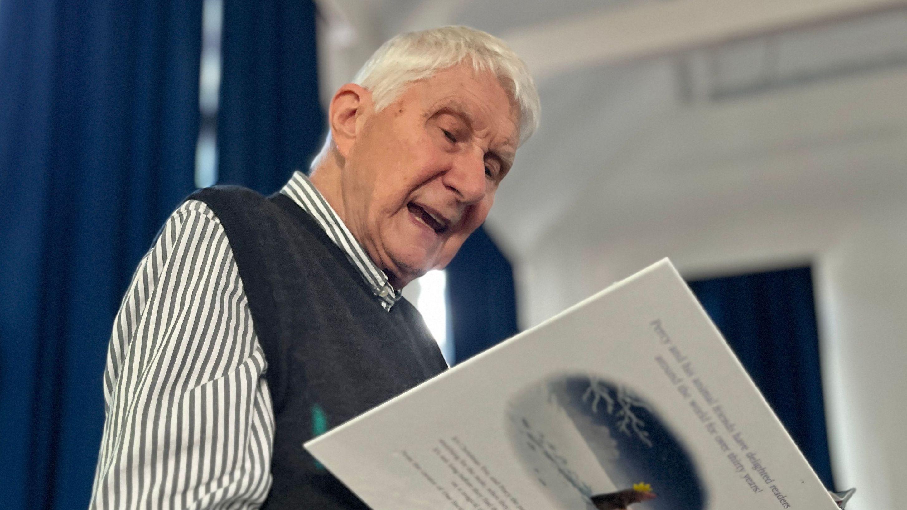 Late reader to literary legend: Nick Butterworth inspires pupils to ...