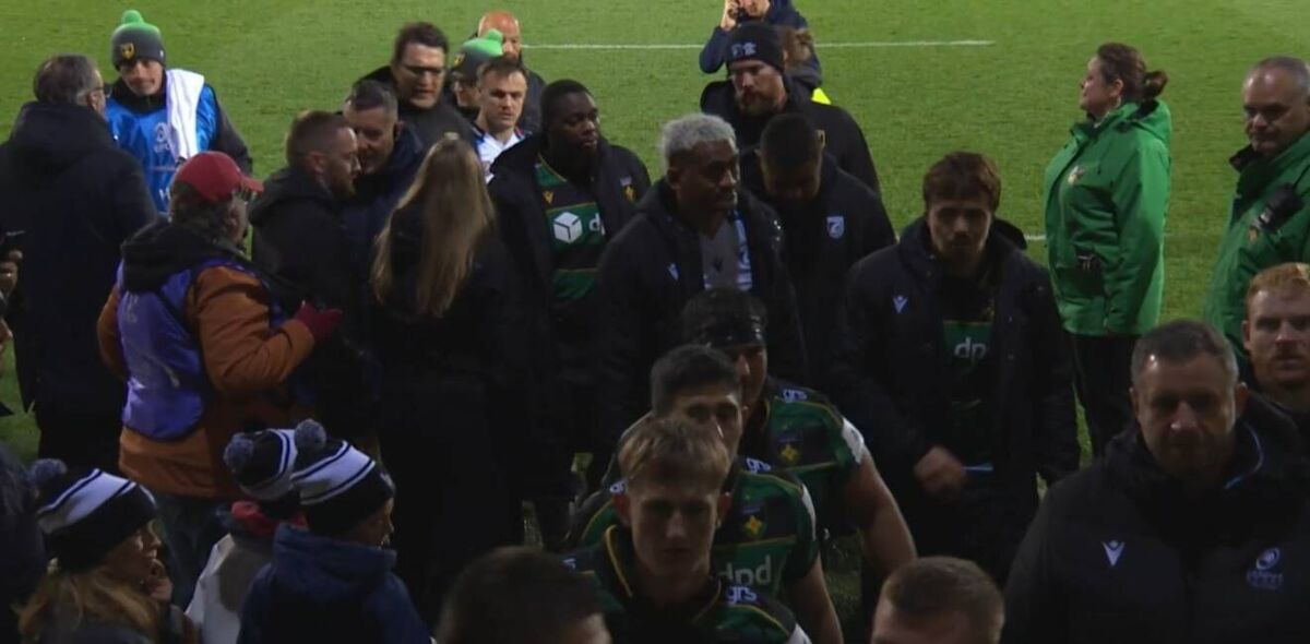 Two UK rugby teams ordered to leave pitch after security incident at end of match