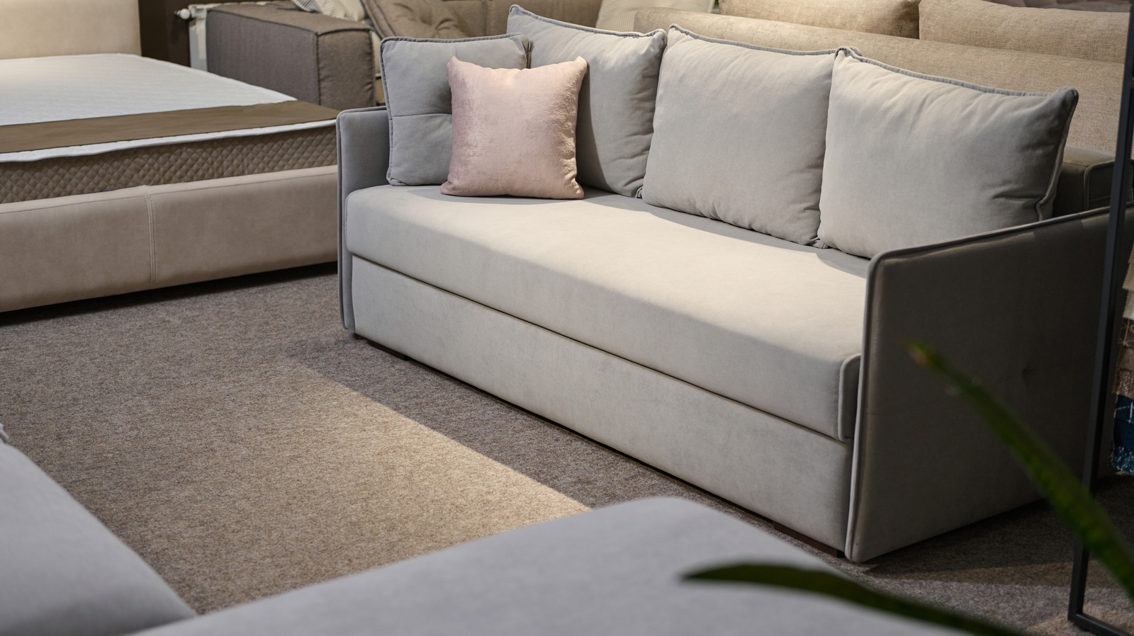The One Thing To Consider Before Buying A Cool-Toned Gray Couch For Your Living Room