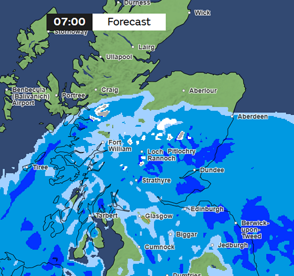 UK snow forecast as Met Office maps show areas set to be hit on Friday ...