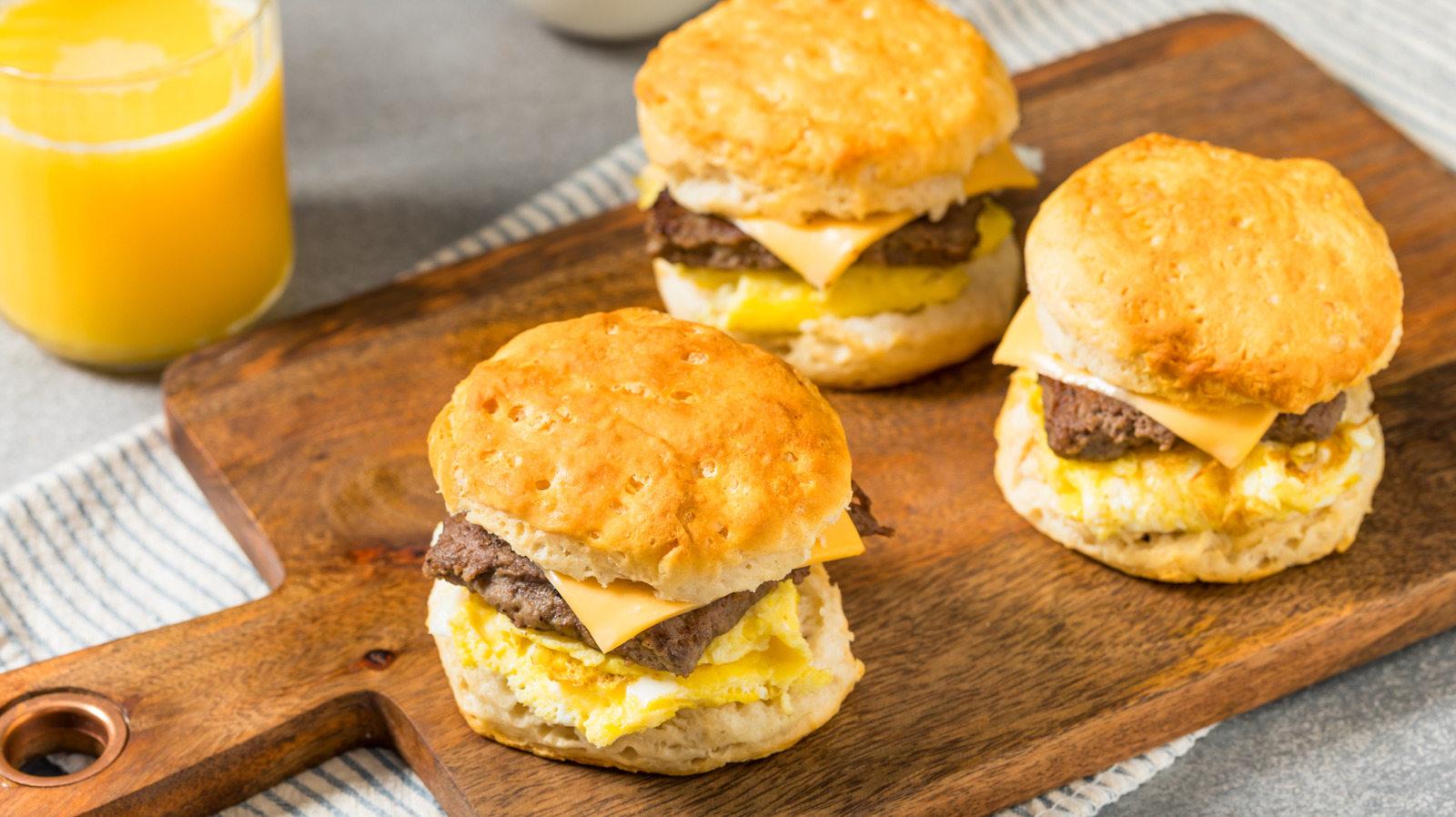 Add This Syrup To Sausage Biscuits For A Sweet Bite (No, It's Not Maple)