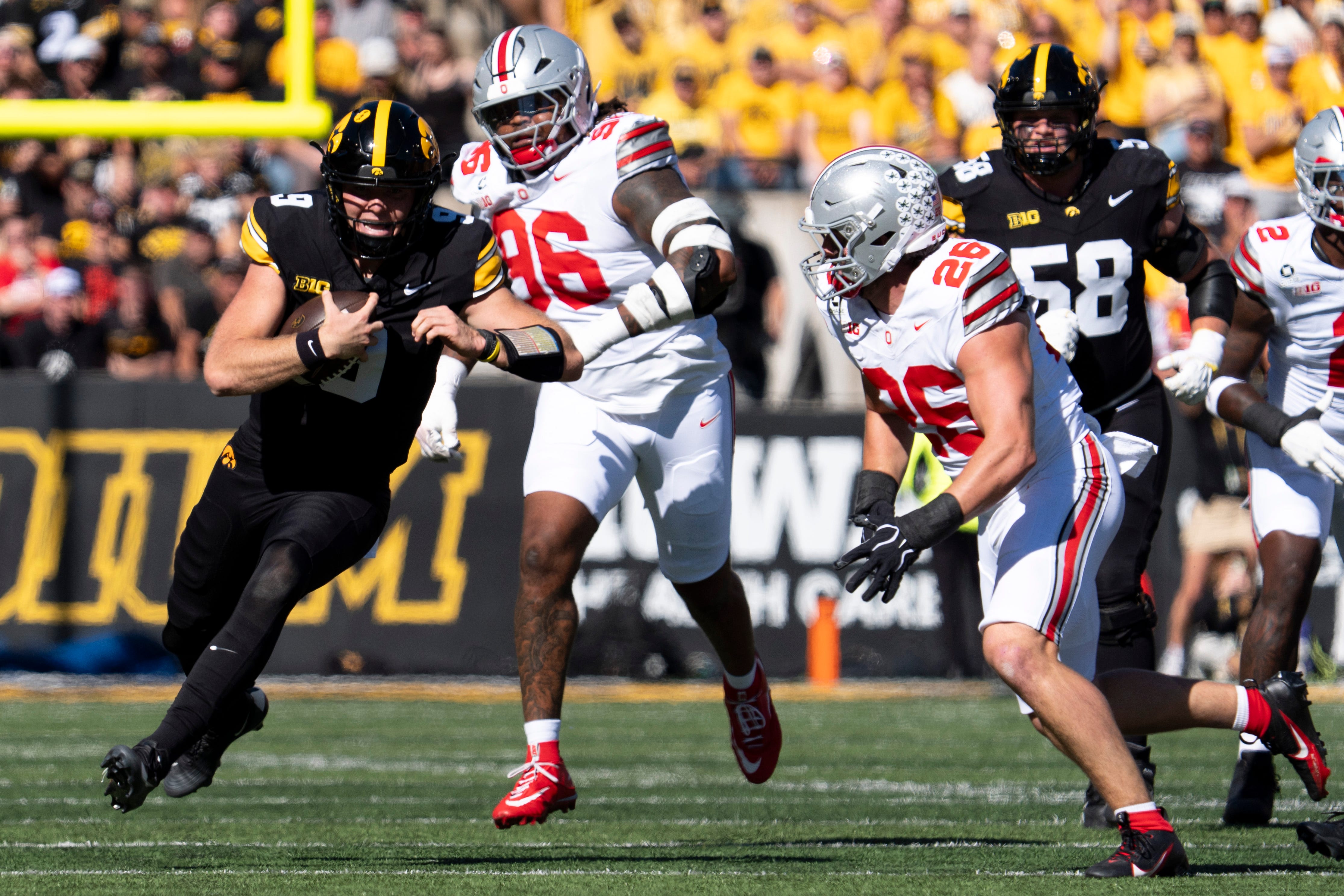 Injury updates for Iowa football's Hank Brown, L.J. Phillips Jr.