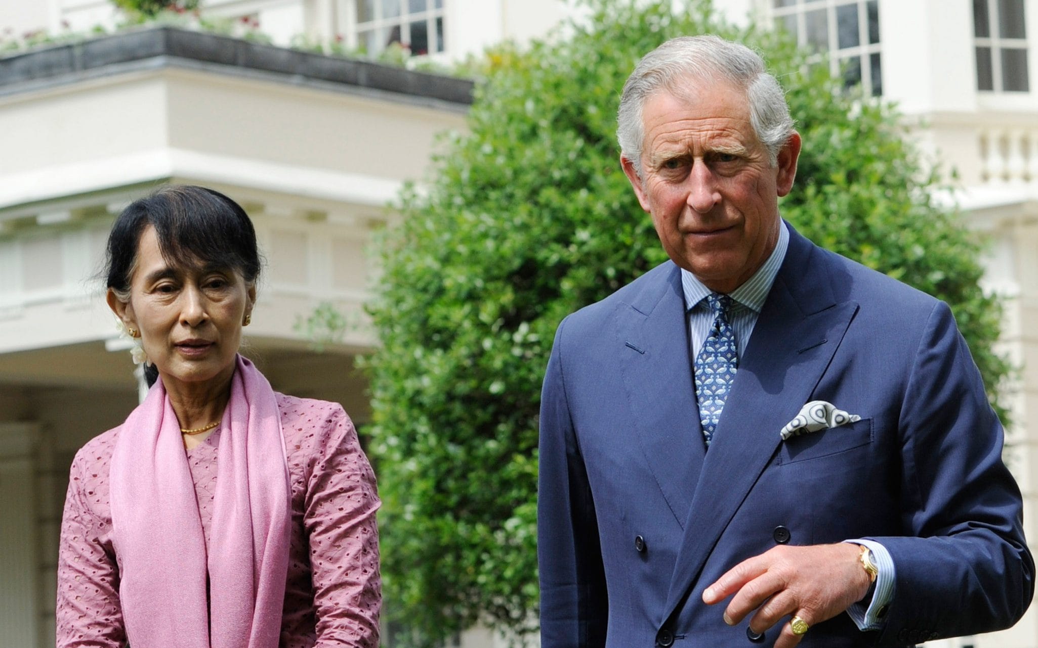 King Charles criticised by Aung San Suu Kyi’s son
