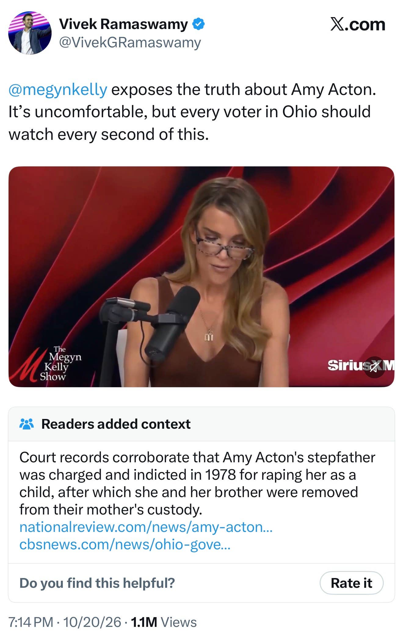 Smacked Vivek Smacked With Community Note Over Amy Acton Attack Ad - AOL